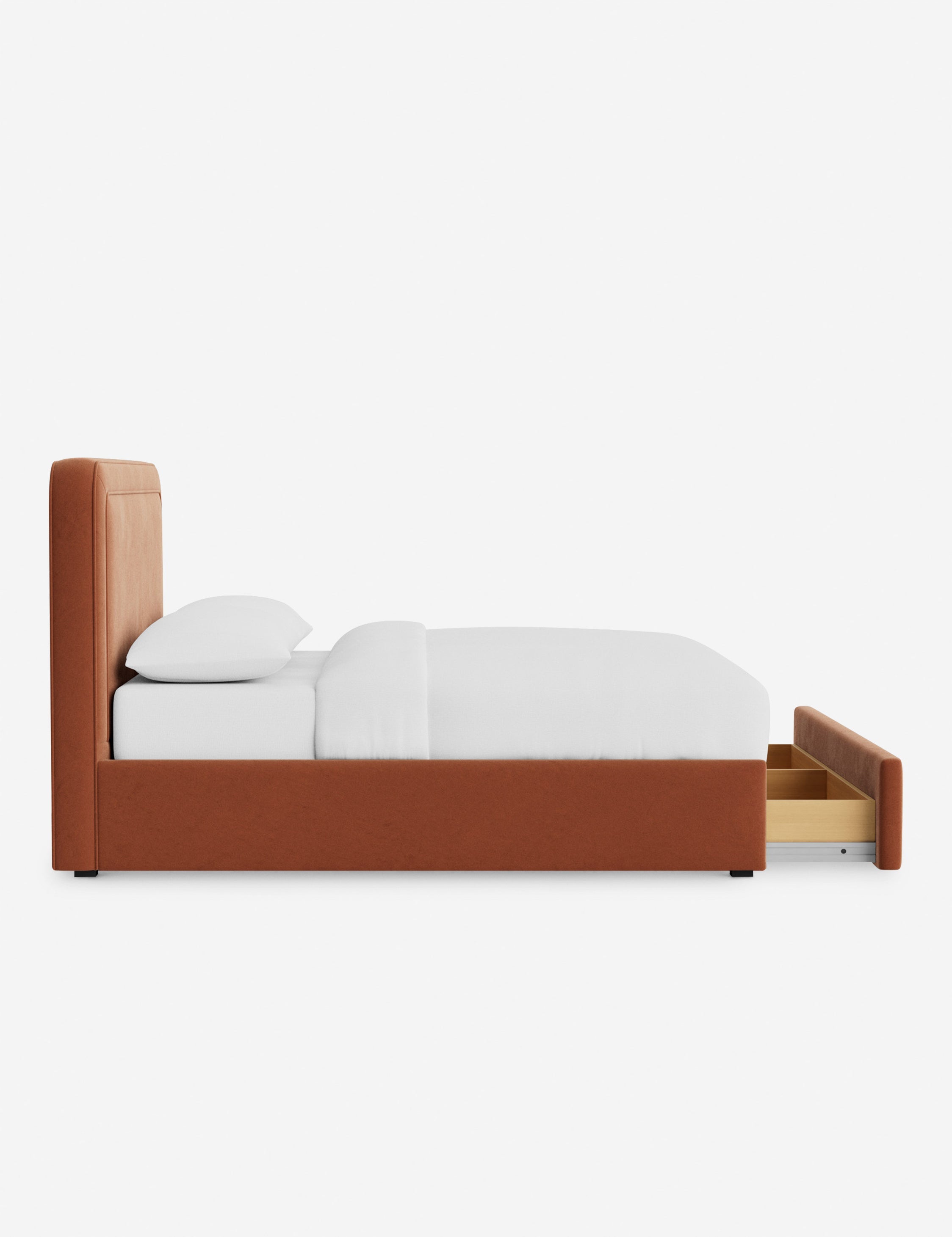 Sierra Storage Bed | Upholstered Frame, Built-In Storage