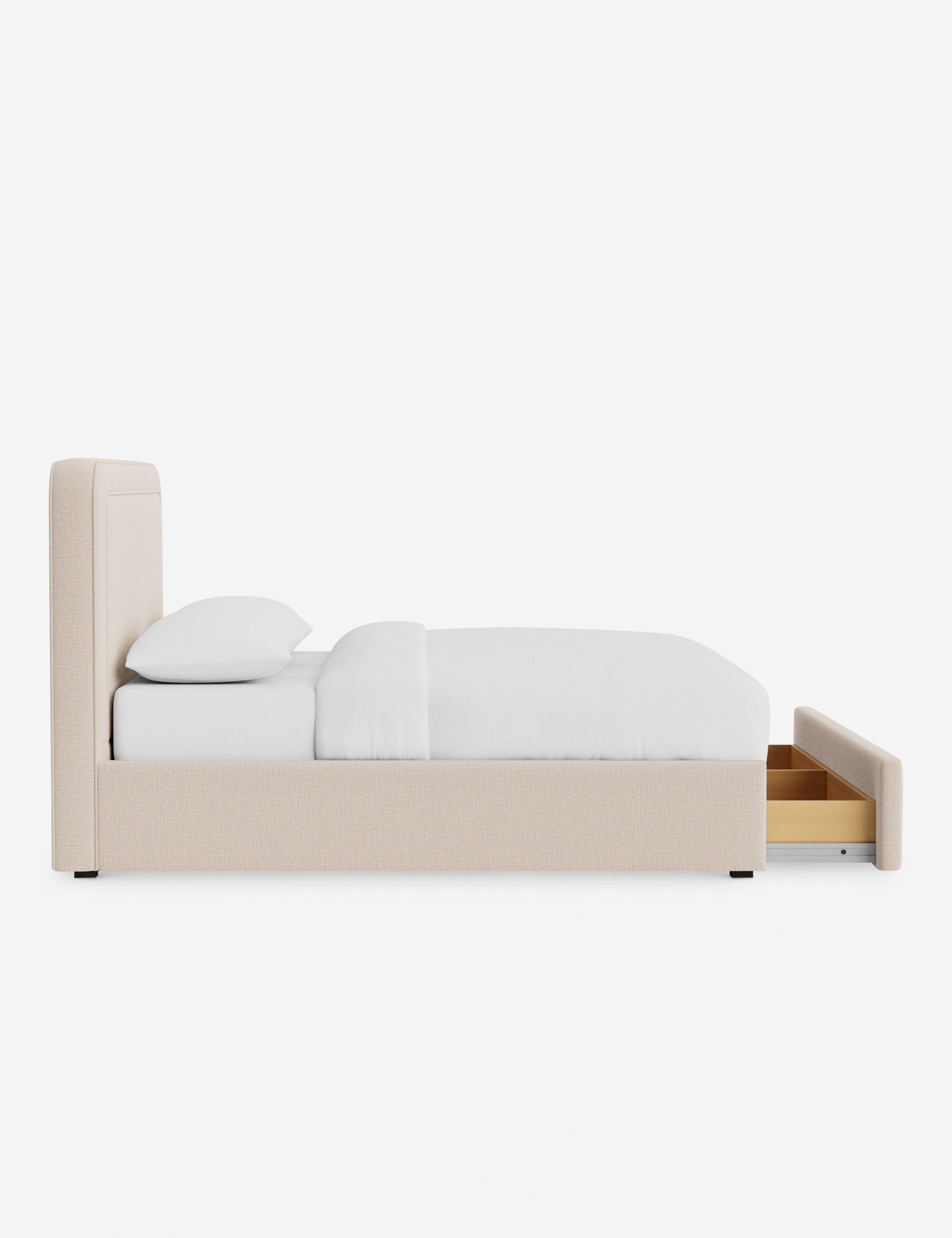 Sierra Storage Bed | Upholstered Frame, Built-In Storage