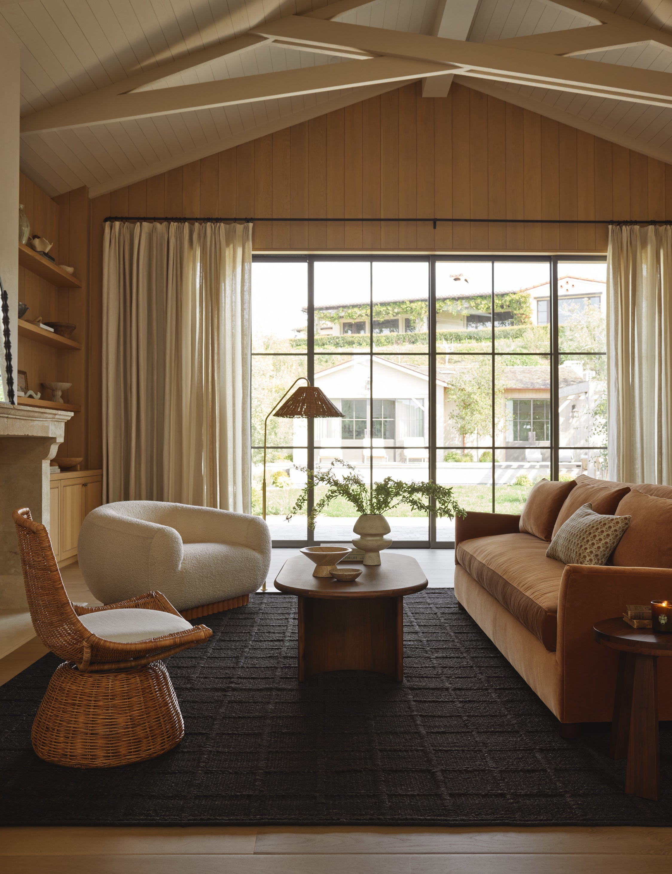 Haven Jute Rug | Textured Grid Design, Luxe Earth Tones