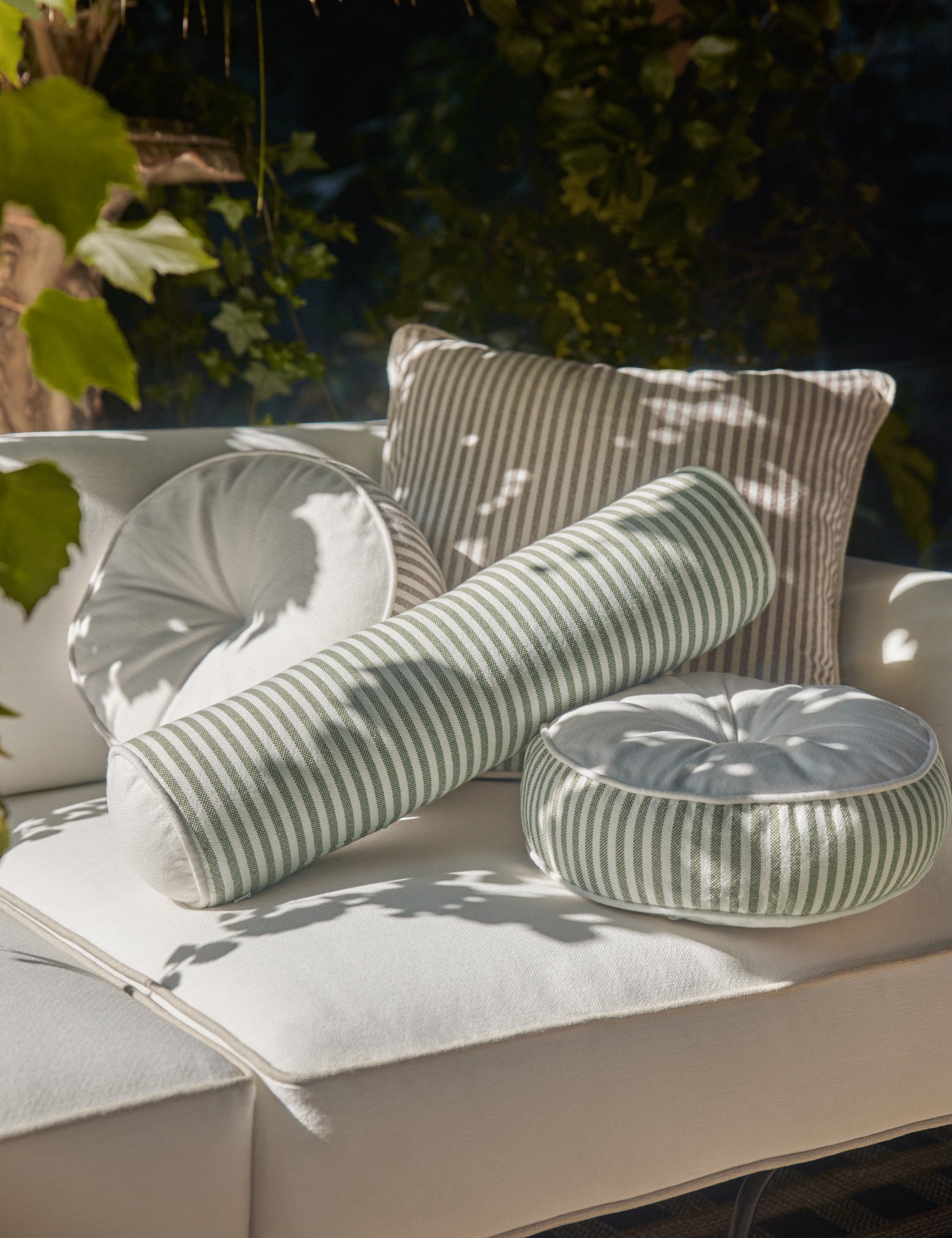 Litto Striped Outdoor Pillow | Exclusive Collaboration by Sarah Sherman Samuel