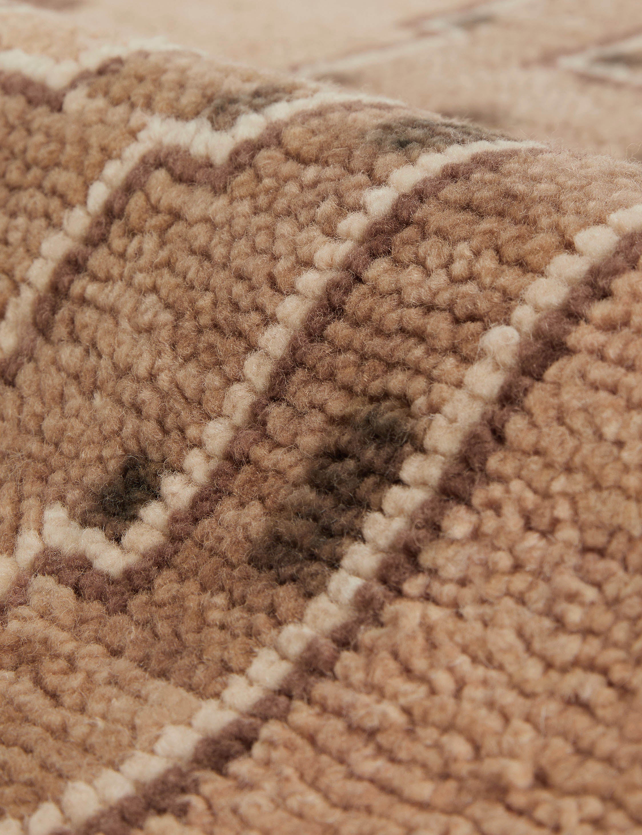 Saffron Wool Rug | Hand-Knotted, Geometric Design