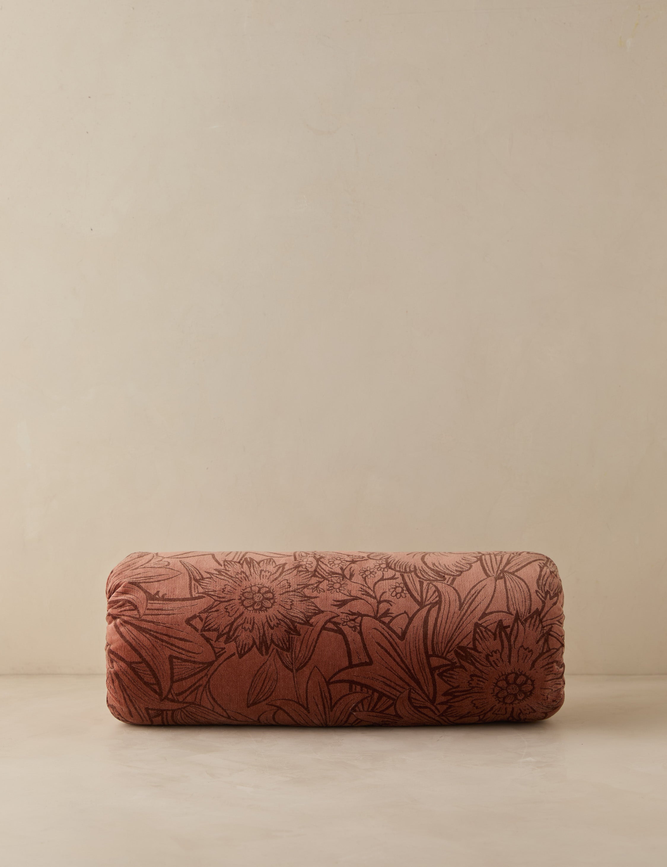 Sierra Velvet Pillow | Floral Print, Plush Texture