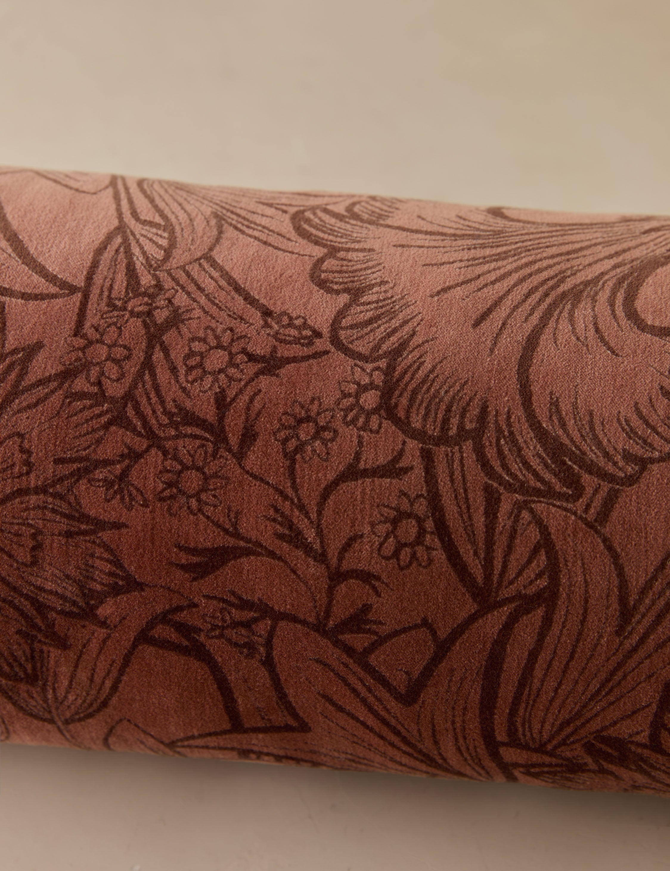 Sierra Velvet Pillow | Floral Print, Plush Texture