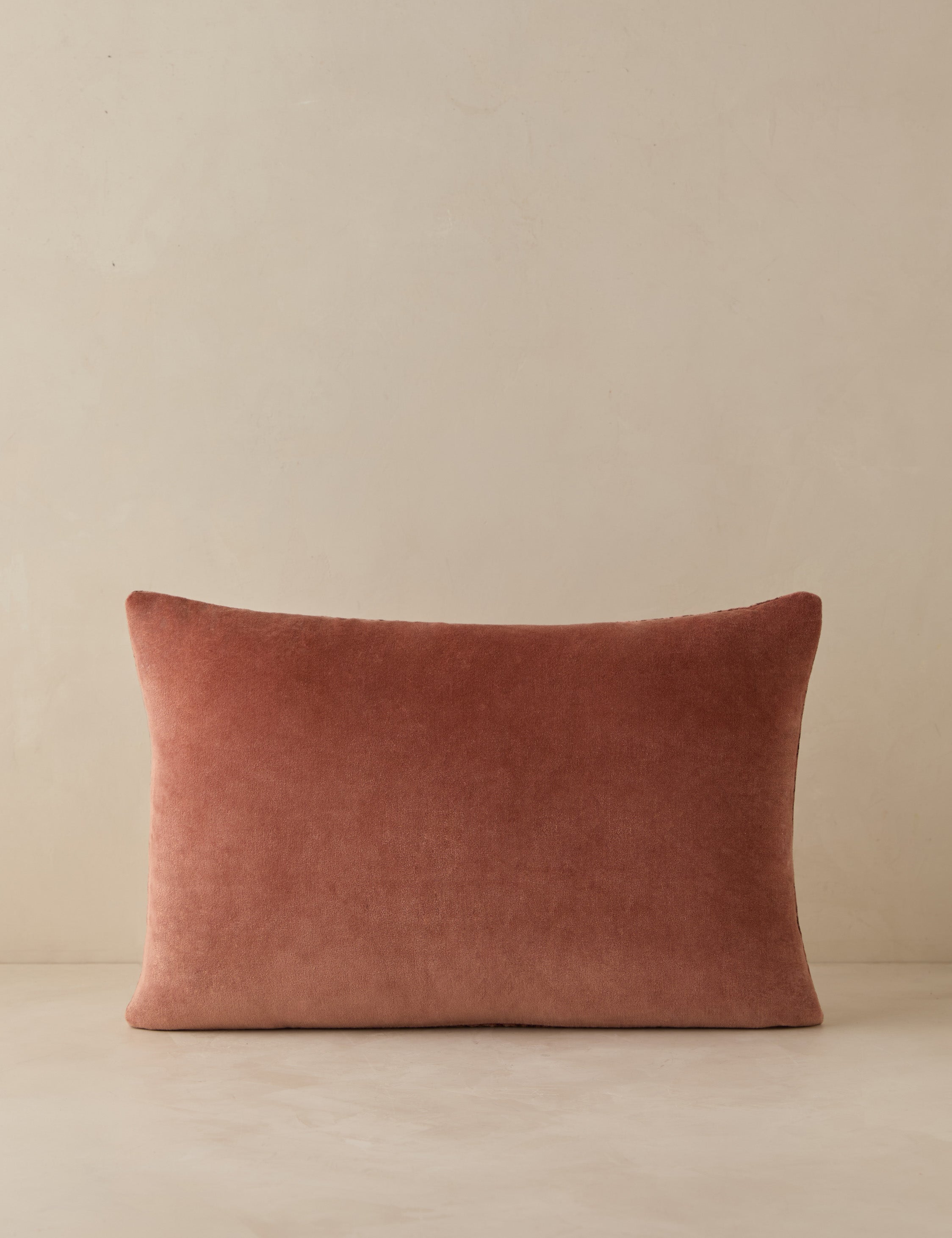 Sierra Velvet Pillow | Floral Print, Plush Texture