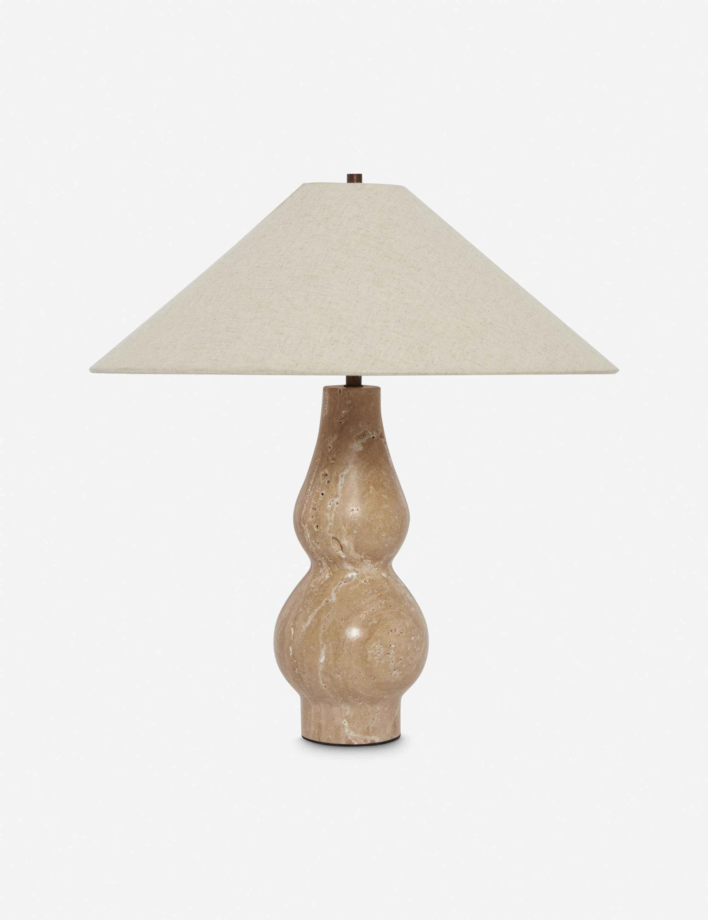 Seine Table Lamp | Stone Base, Modern Silhouette