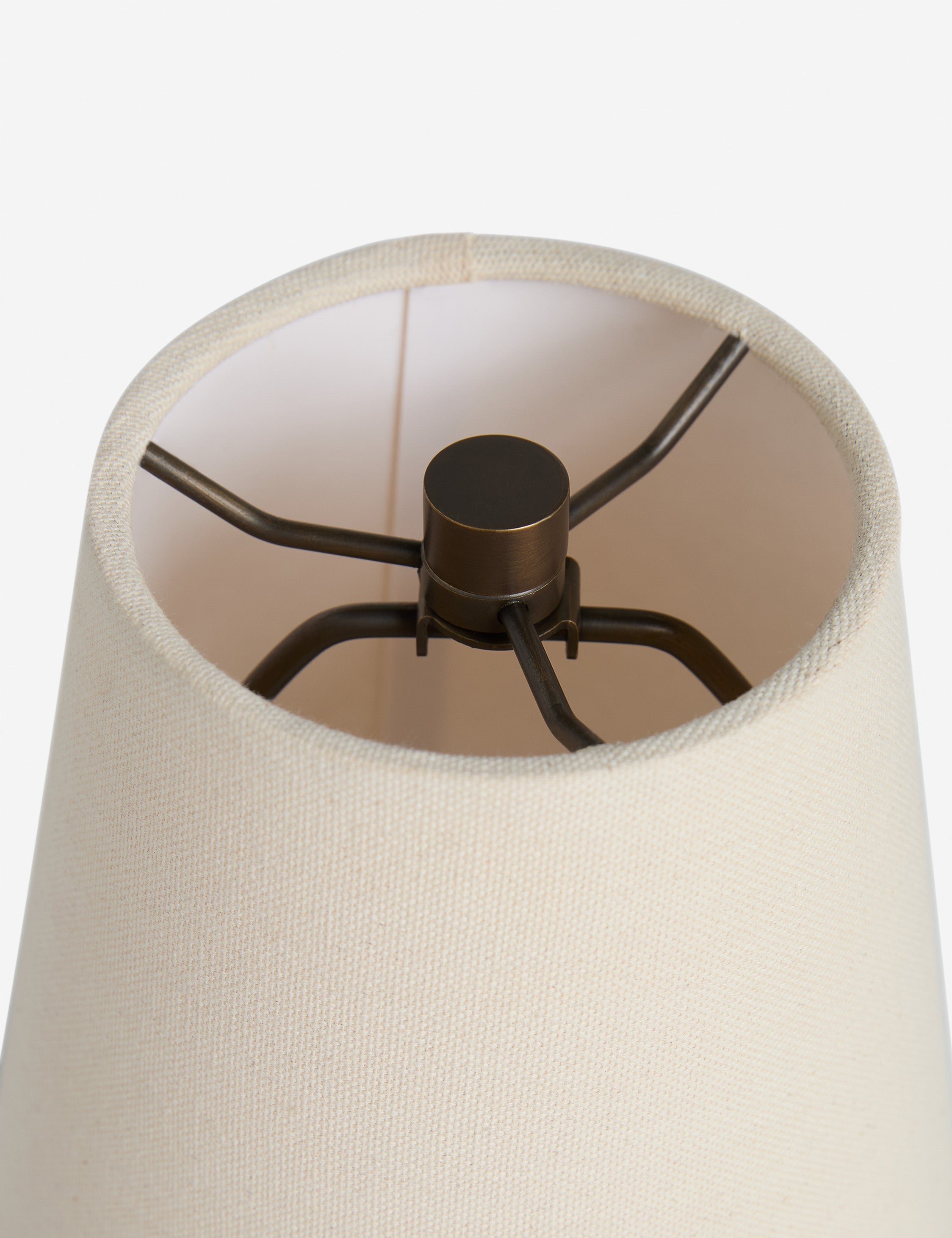 Seri Table Lamp | Ceramic Base, Tapered Shade