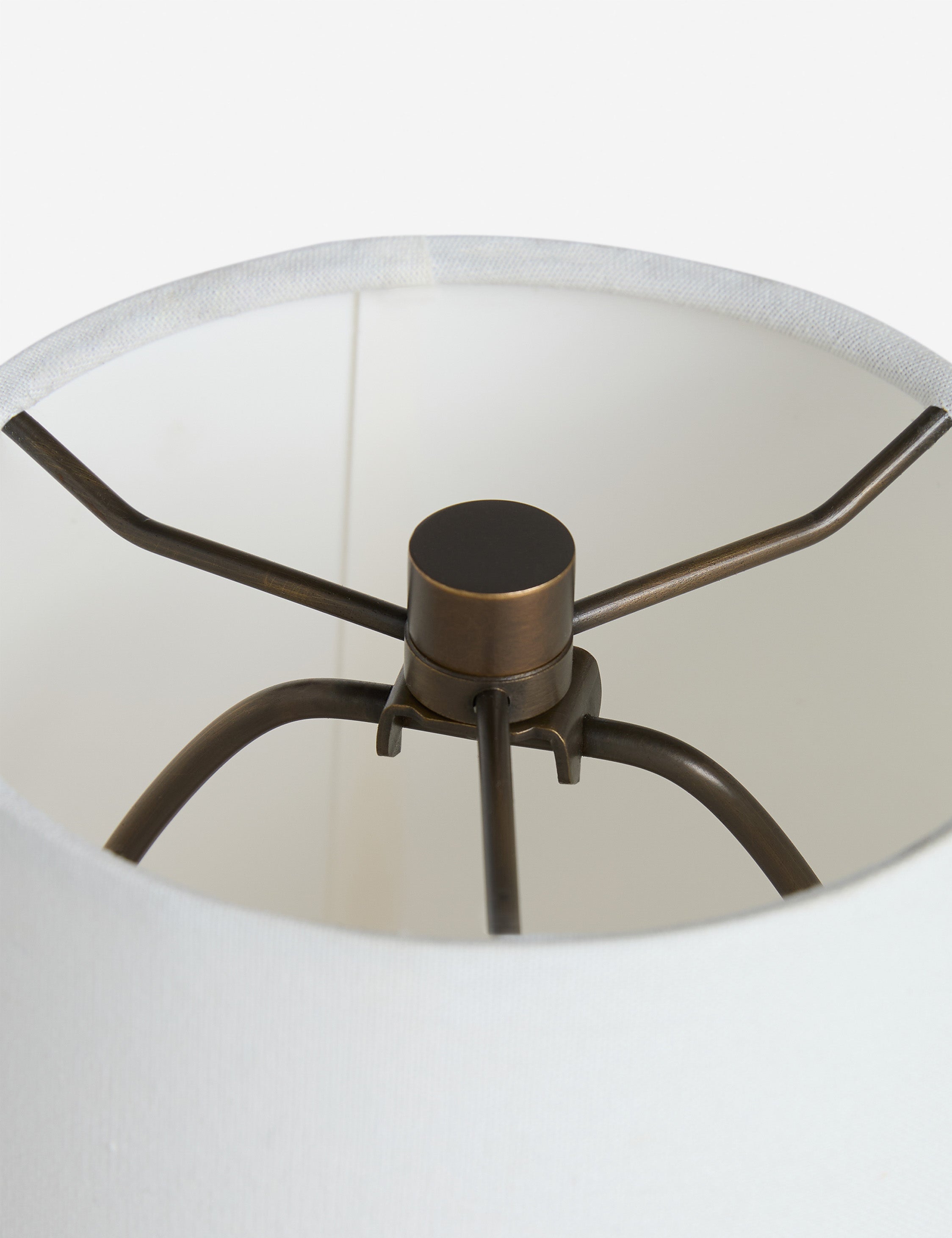 Seri Table Lamp | Ceramic Base, Tapered Shade