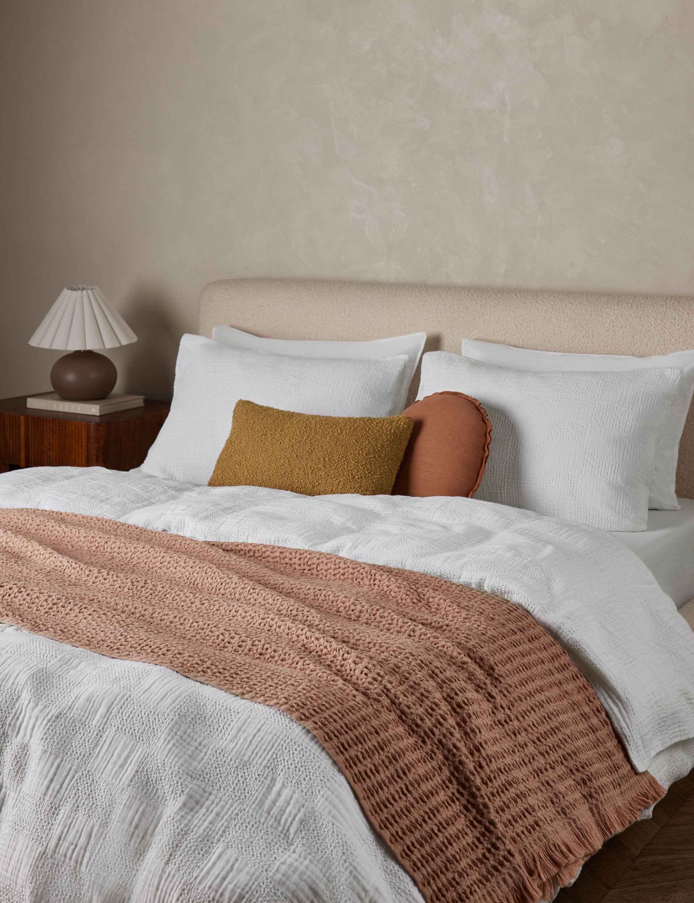 Kairo Duvet Cover | Textured Cotton, Waffle Gauze Design