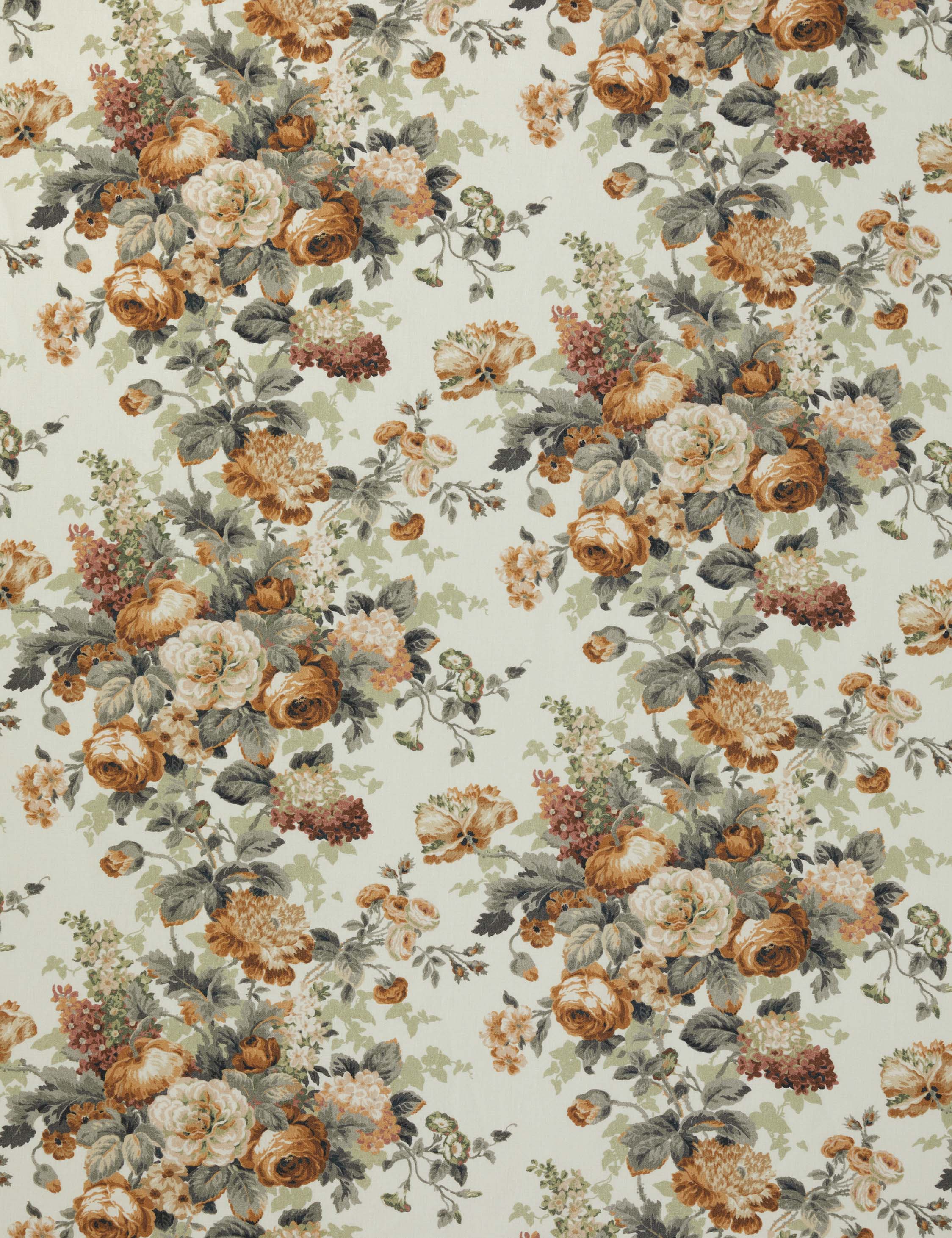 Soter Upholstery Fabric | Lush Leaf & Blossom Pattern