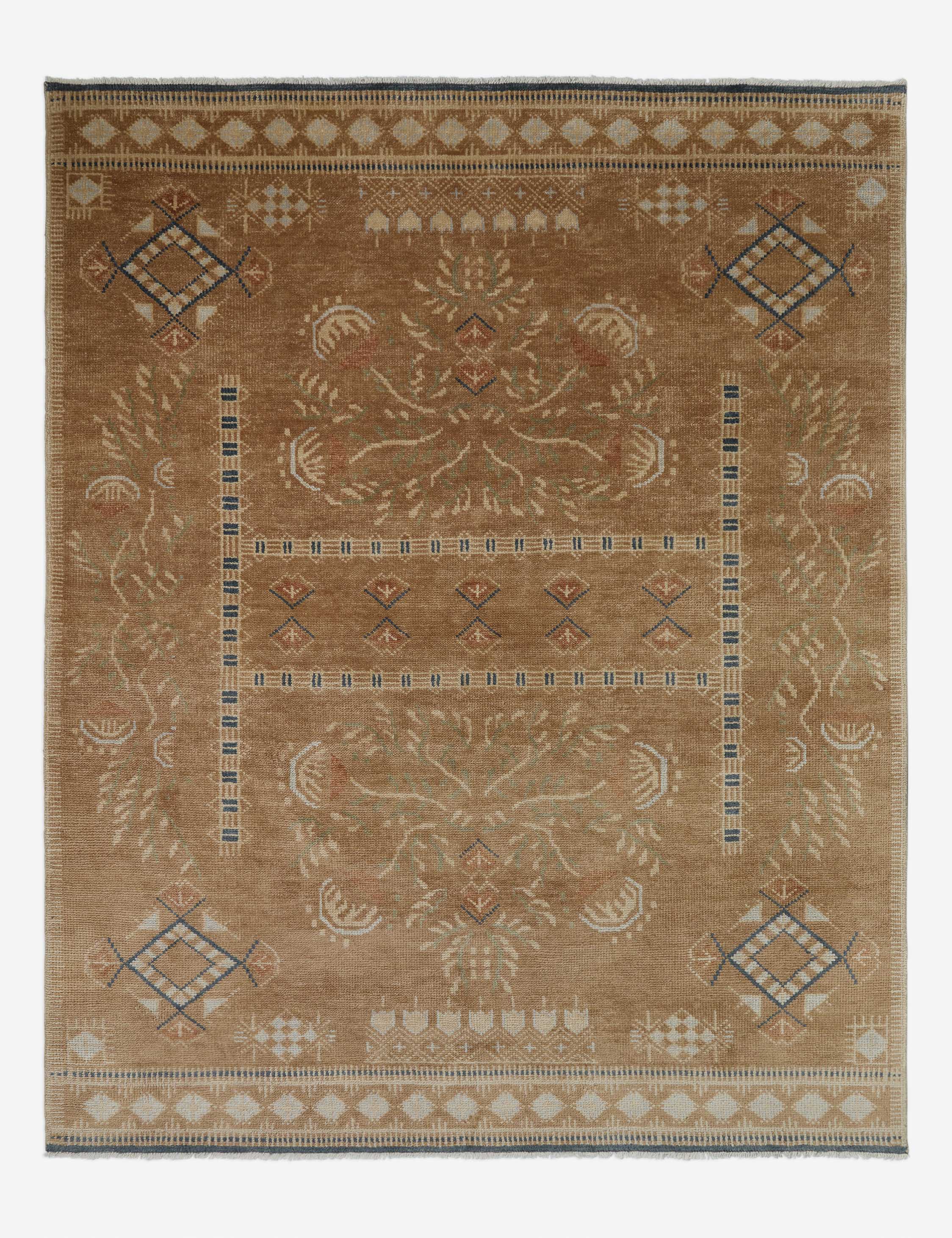Theda Hand-Knotted Rug | Heirloom Quality, Wool Fiber