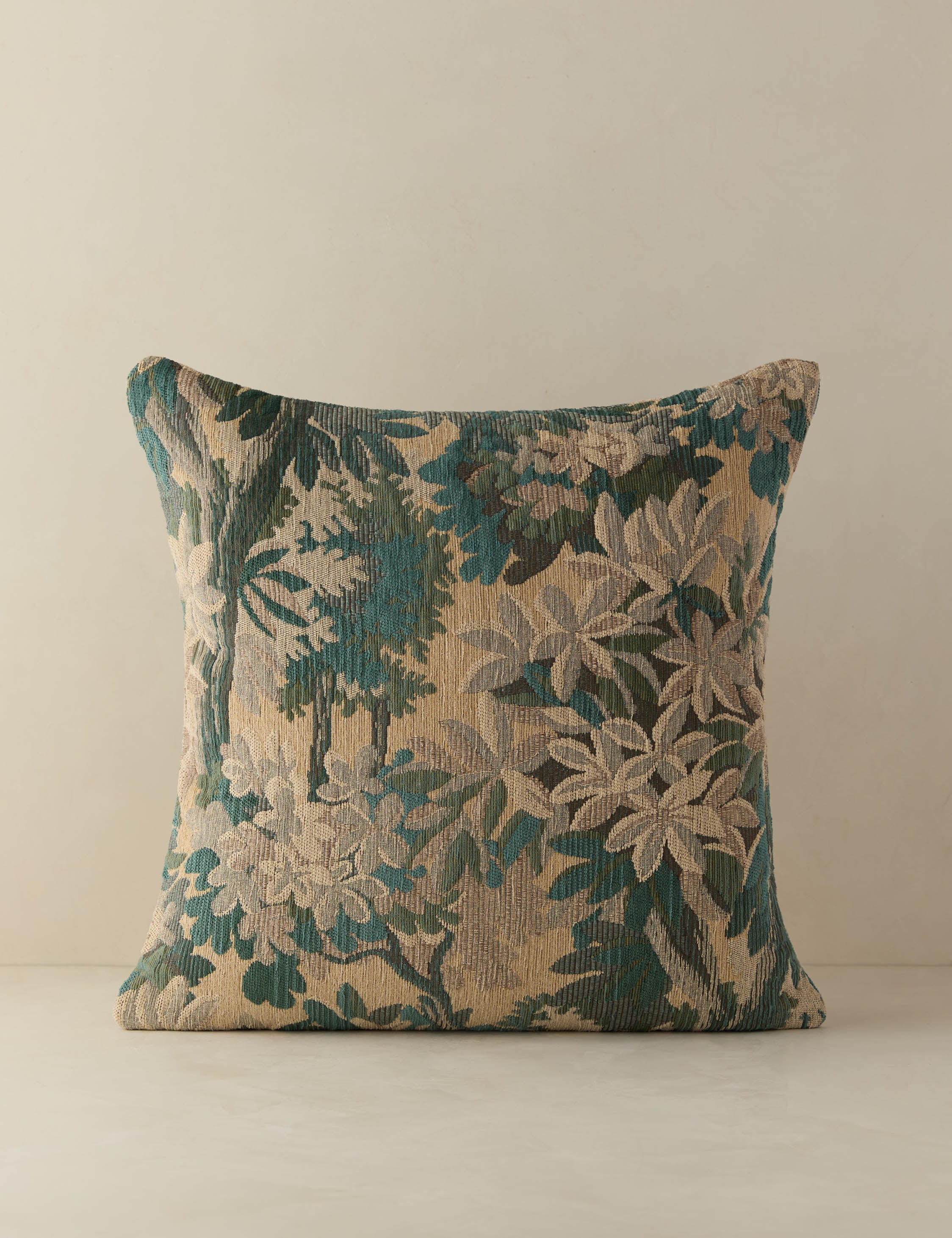Mira Botanical Pillow | Rich Tapestry, Modern Design