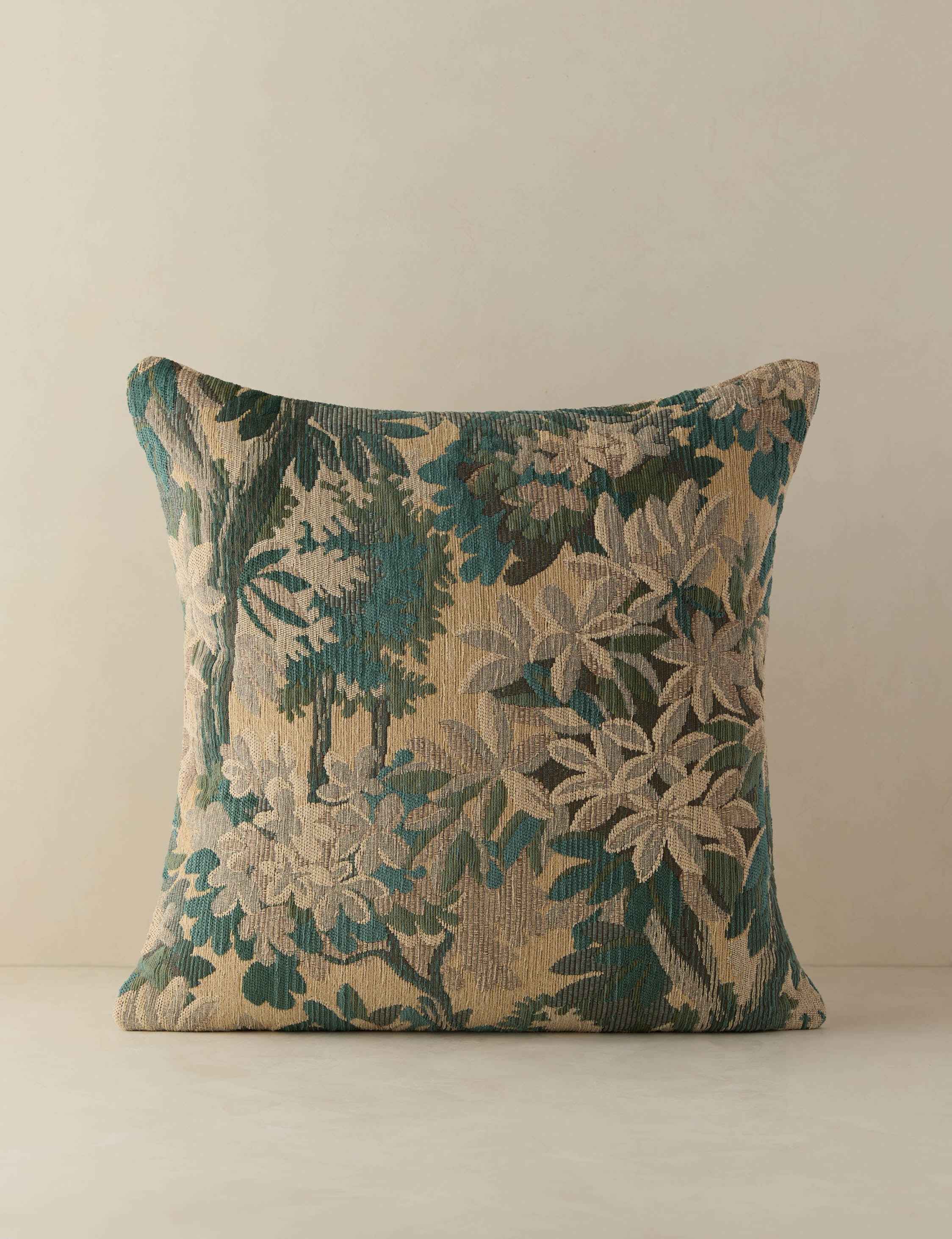 Mira Botanical Pillow | Traditional Artistry, Modern Design
