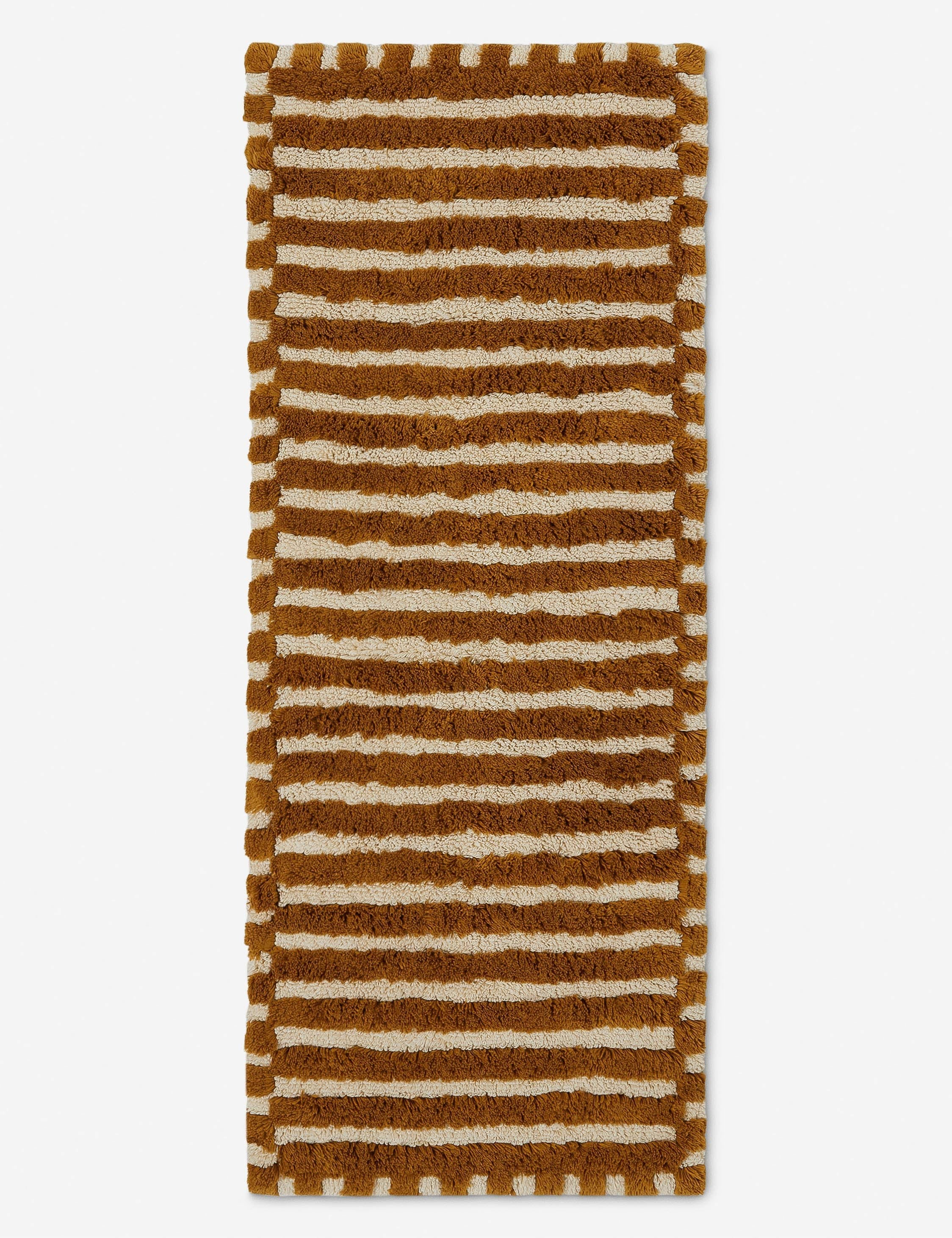 Vela Luxe Bath Mat | Organic Cotton, Striped Design