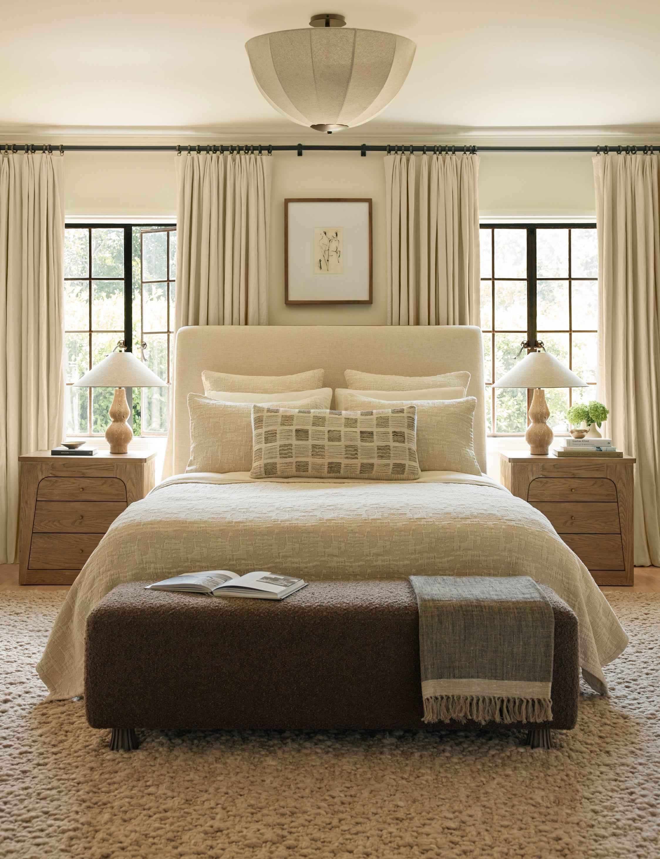 Milo Cotton Sham | Soft-Texture Comfort, Zen Garden Inspired
