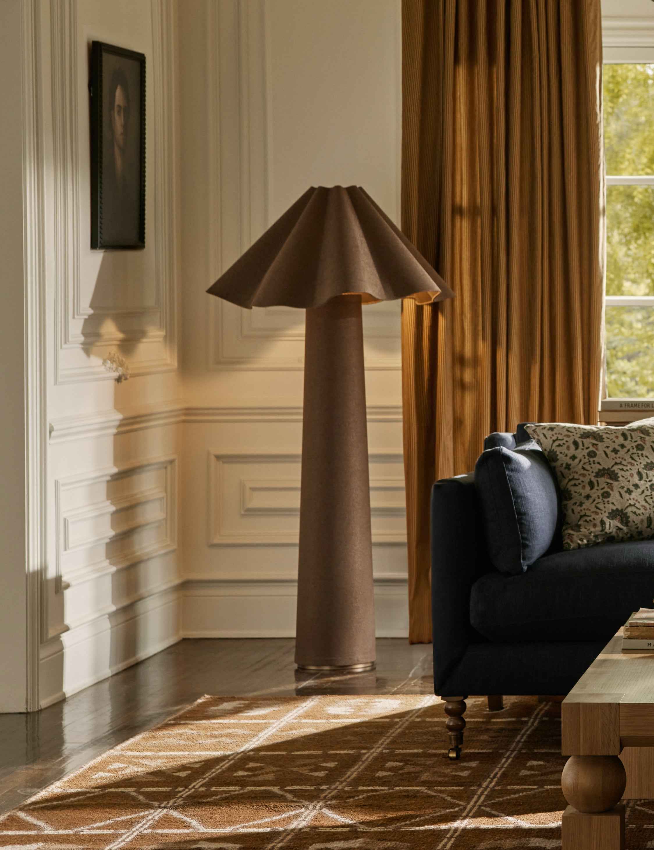 Bela Floor Lamp | Sculptural Fabric Design