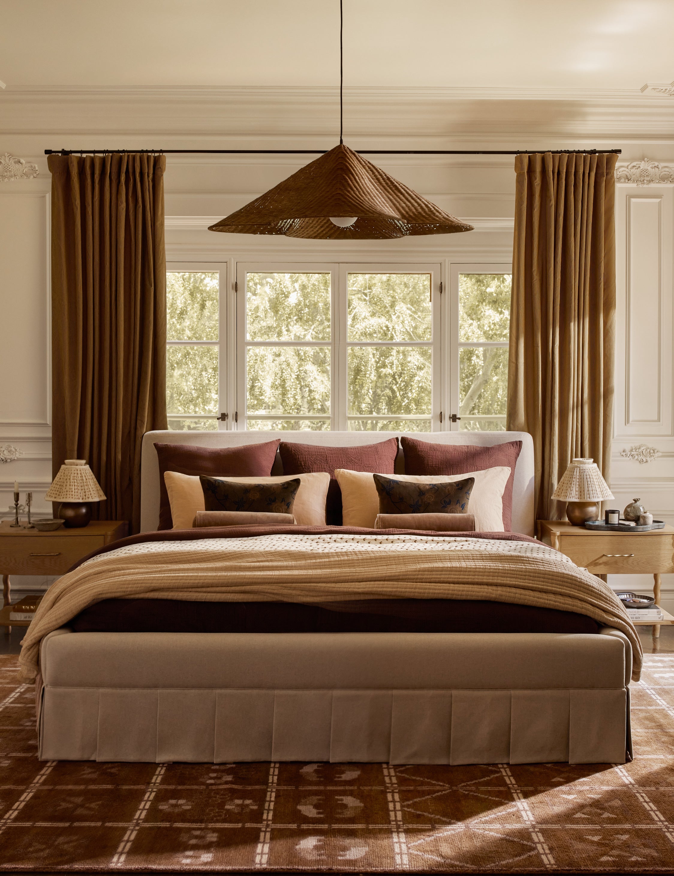 Bristol Striped Velvet Curtain Panel | Chic Soft Touch Velvet