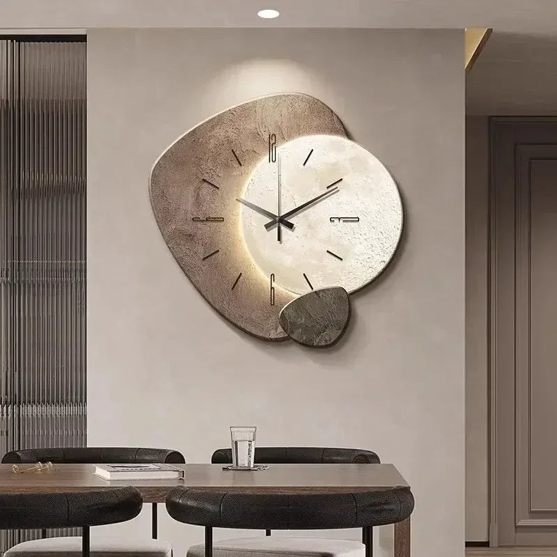 LumoTime Wall Clock | Silent Quartz Mechanism & LED Lighting