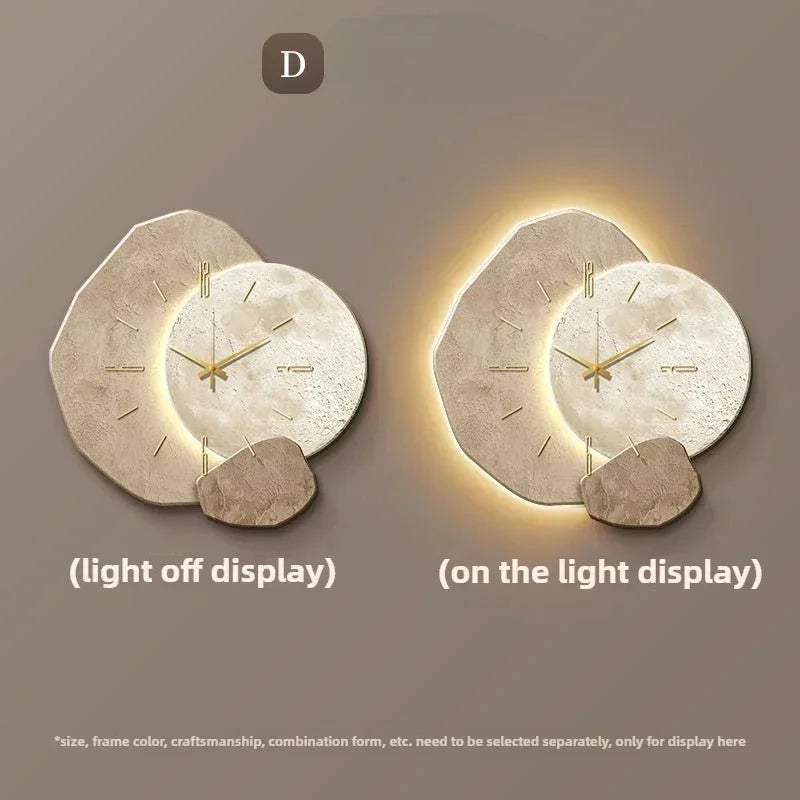 LumoTime Wall Clock | Silent Quartz Mechanism & LED Lighting
