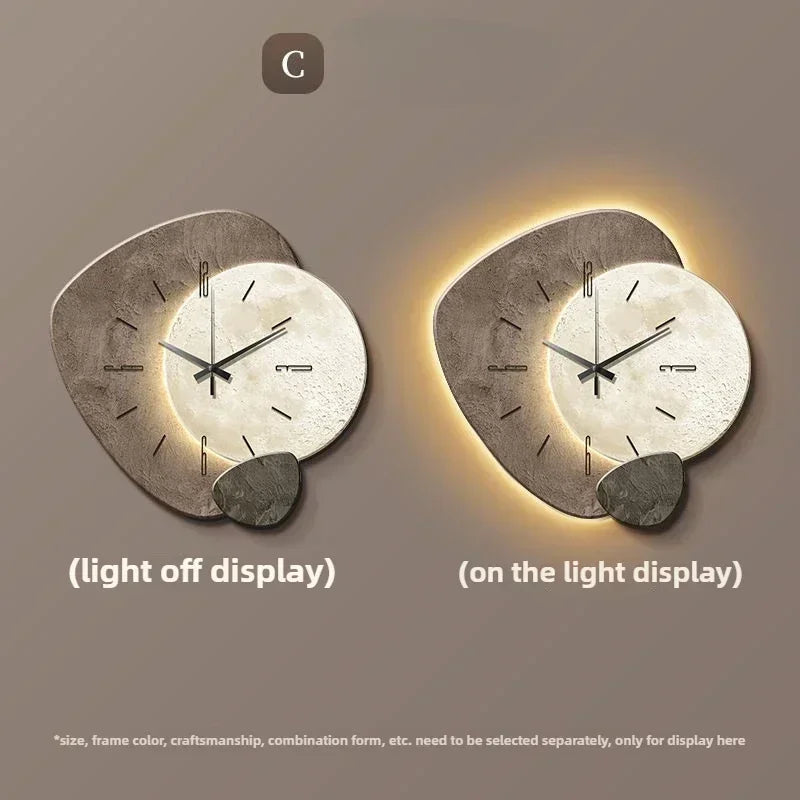 LumoTime Wall Clock | Silent Quartz Mechanism & LED Lighting