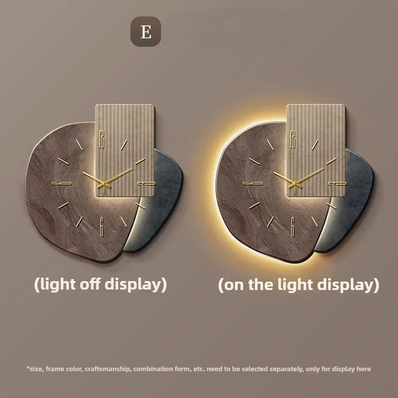 LumoTime Wall Clock | Silent Quartz Mechanism & LED Lighting
