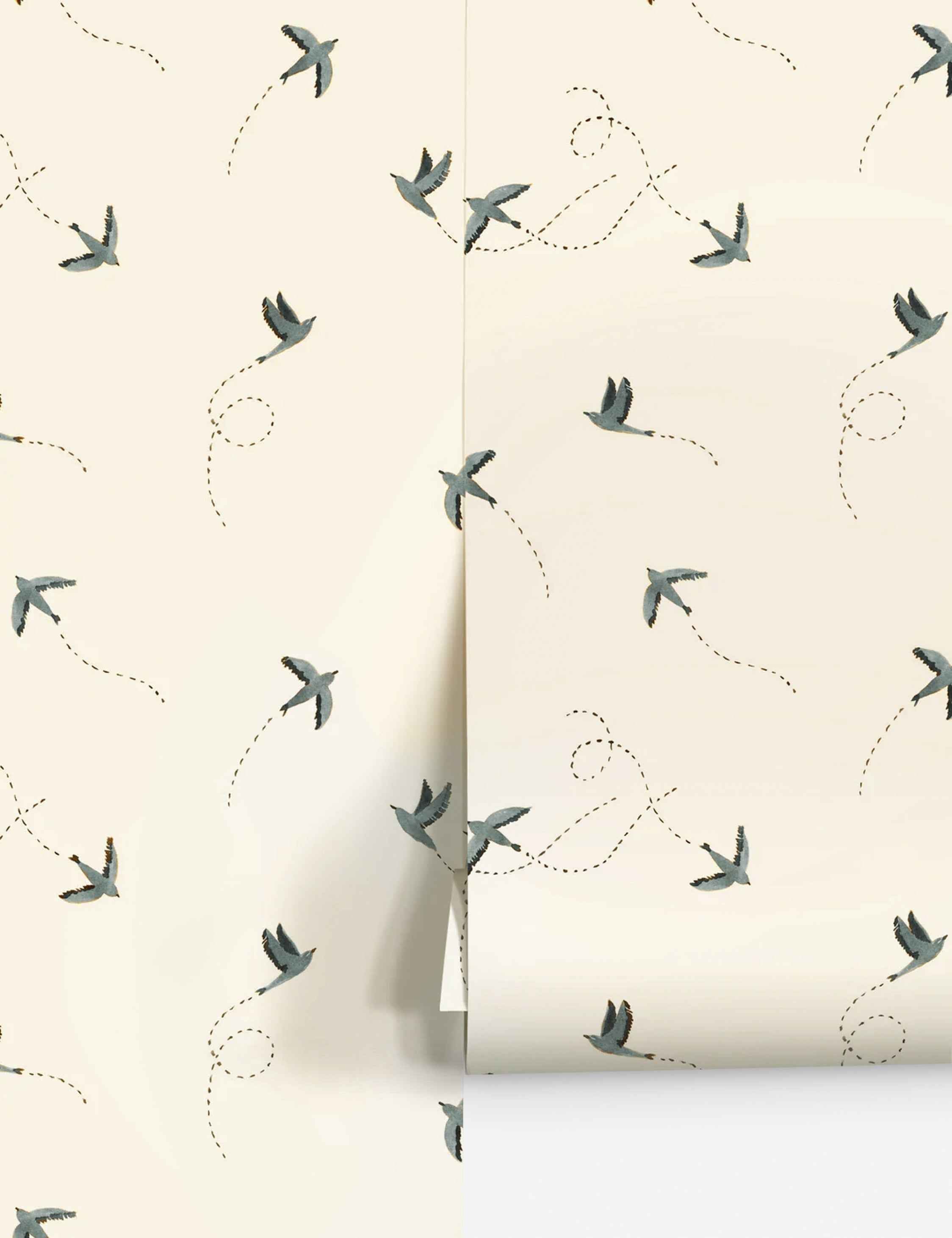 Sable Sparrow Wallpaper | Textured Design, Nature-Inspired