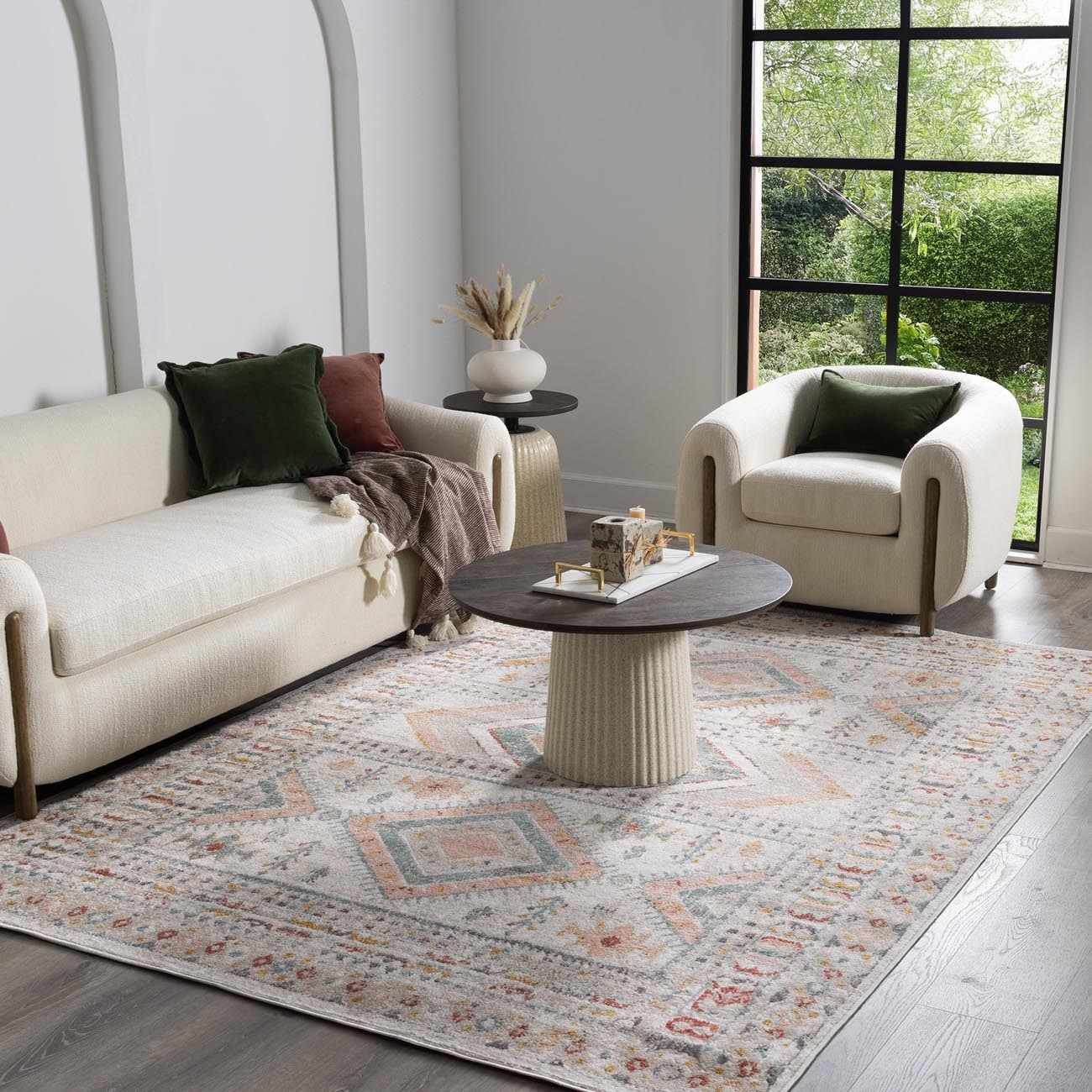 Demi Area Rug  Machine Woven, Medium Pile, Traditional Style
