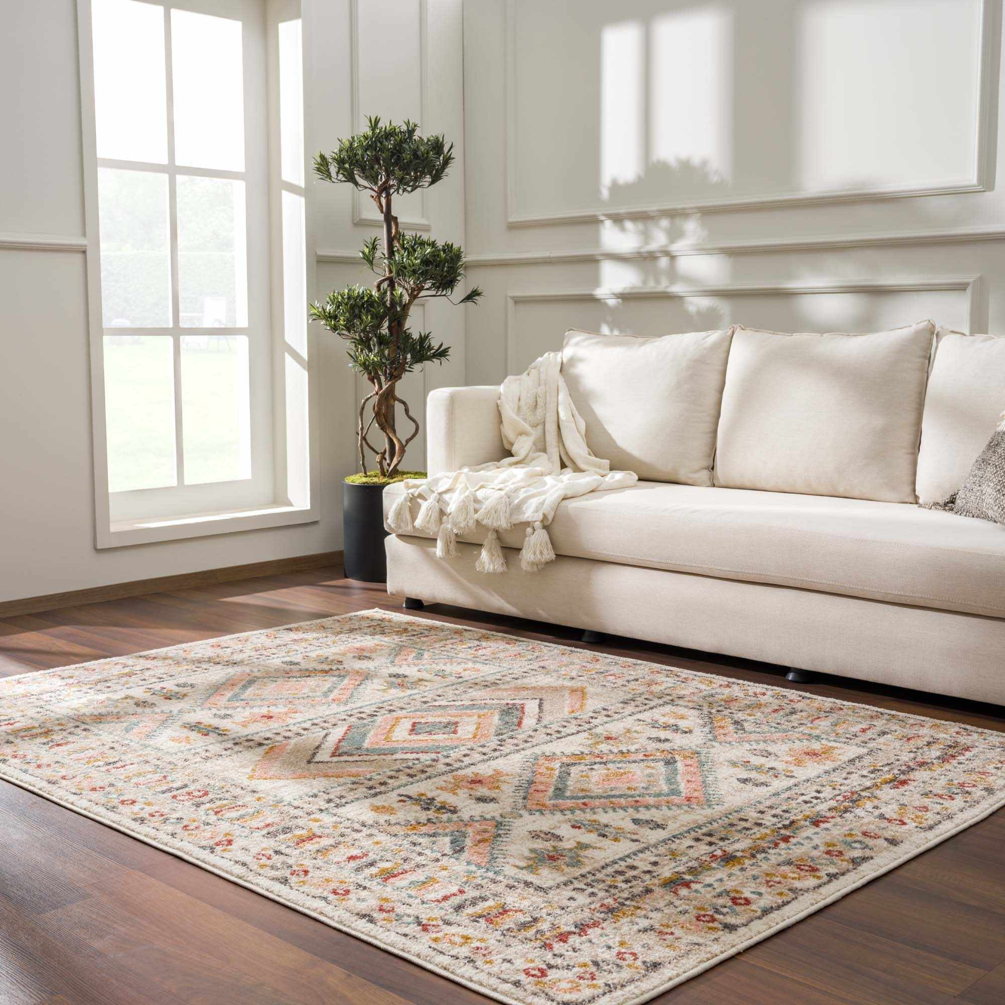 Demi Area Rug  Machine Woven, Medium Pile, Traditional Style