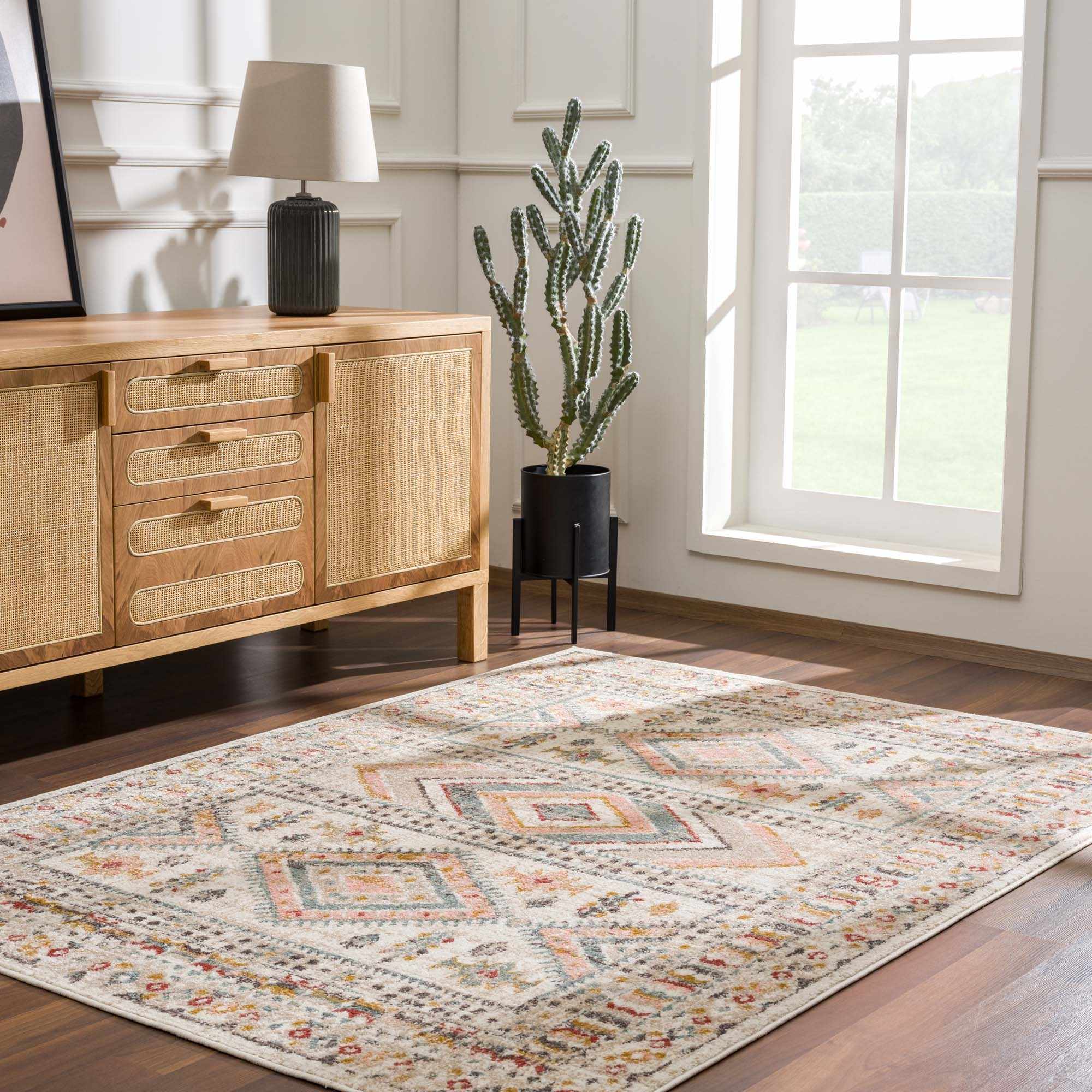 Demi Area Rug  Machine Woven, Medium Pile, Traditional Style