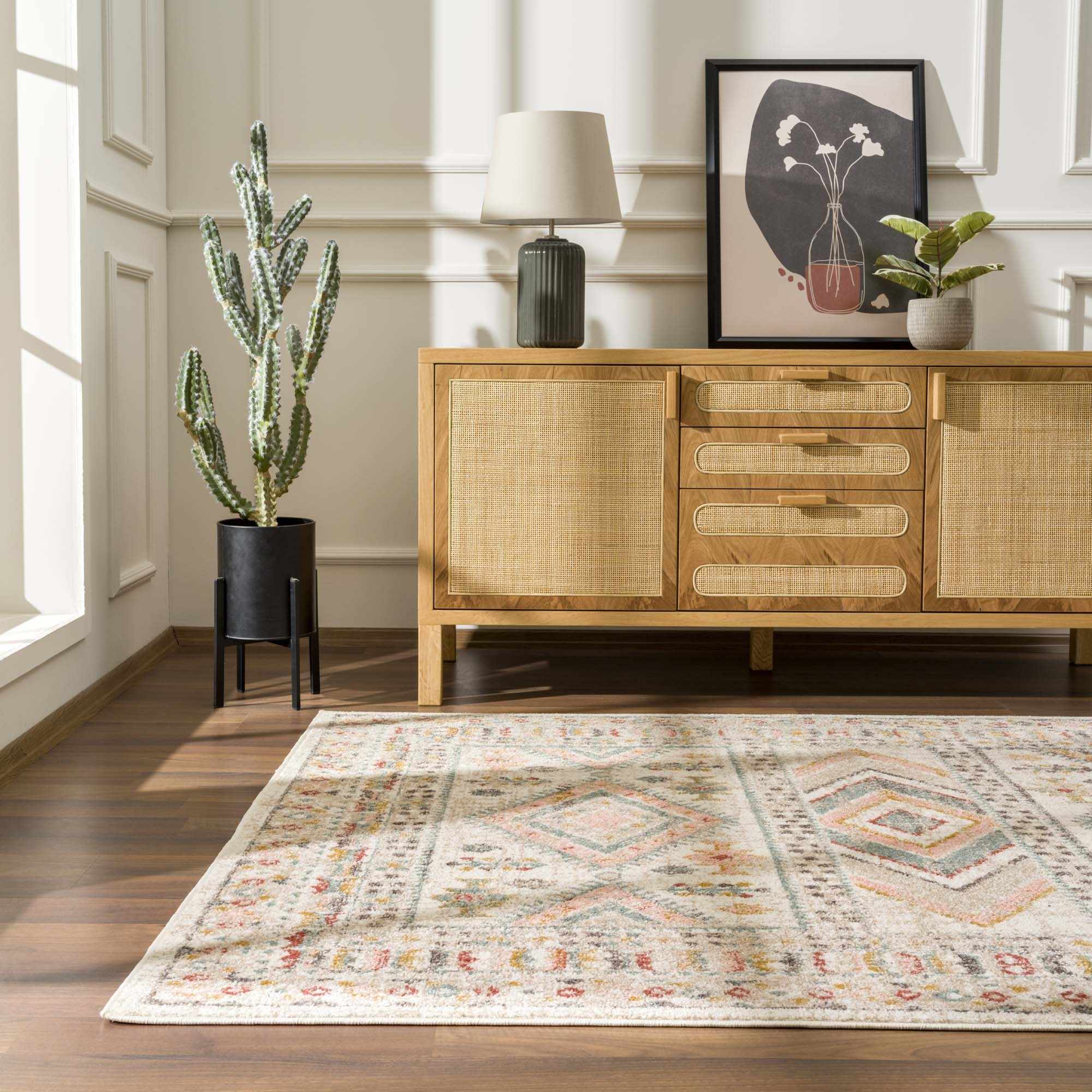 Demi Area Rug  Machine Woven, Medium Pile, Traditional Style