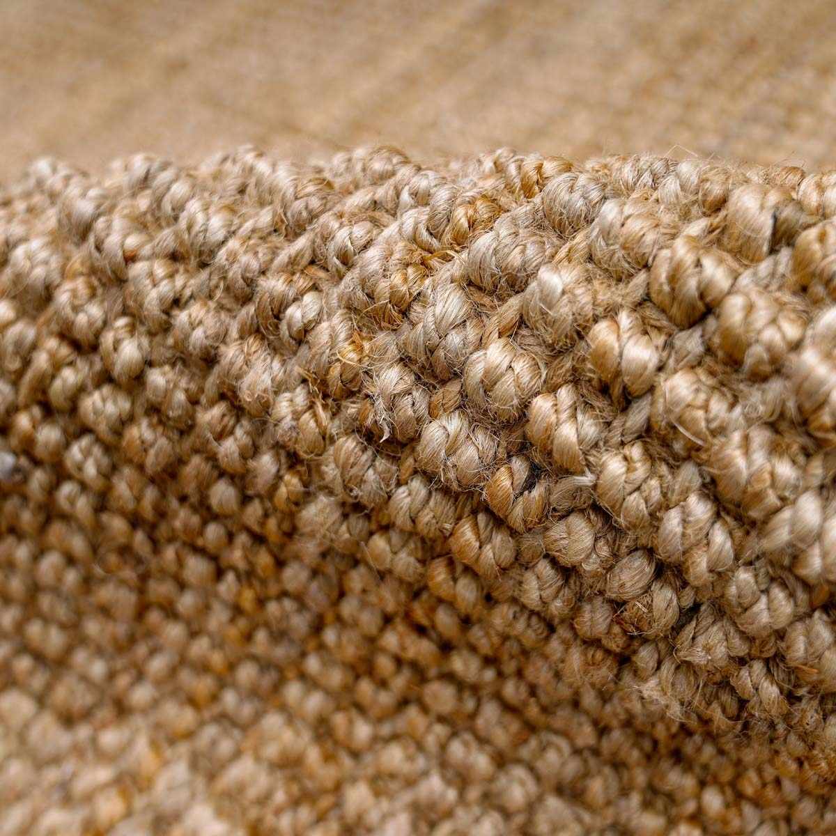 Bela Jute Rug Hand Woven Eco-Friendly with Bohemian Tassels