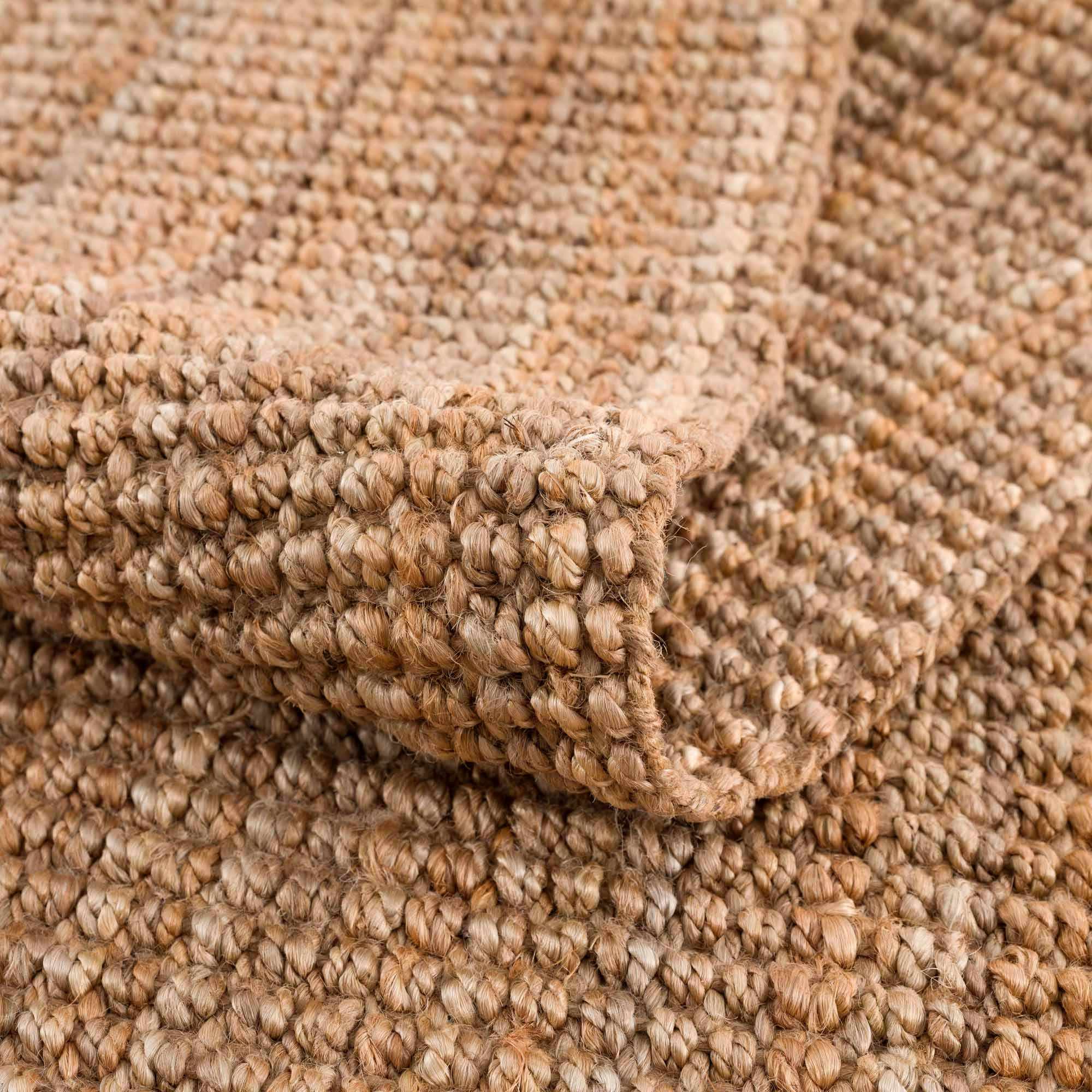 Bela Jute Rug Hand Woven Eco-Friendly with Bohemian Tassels