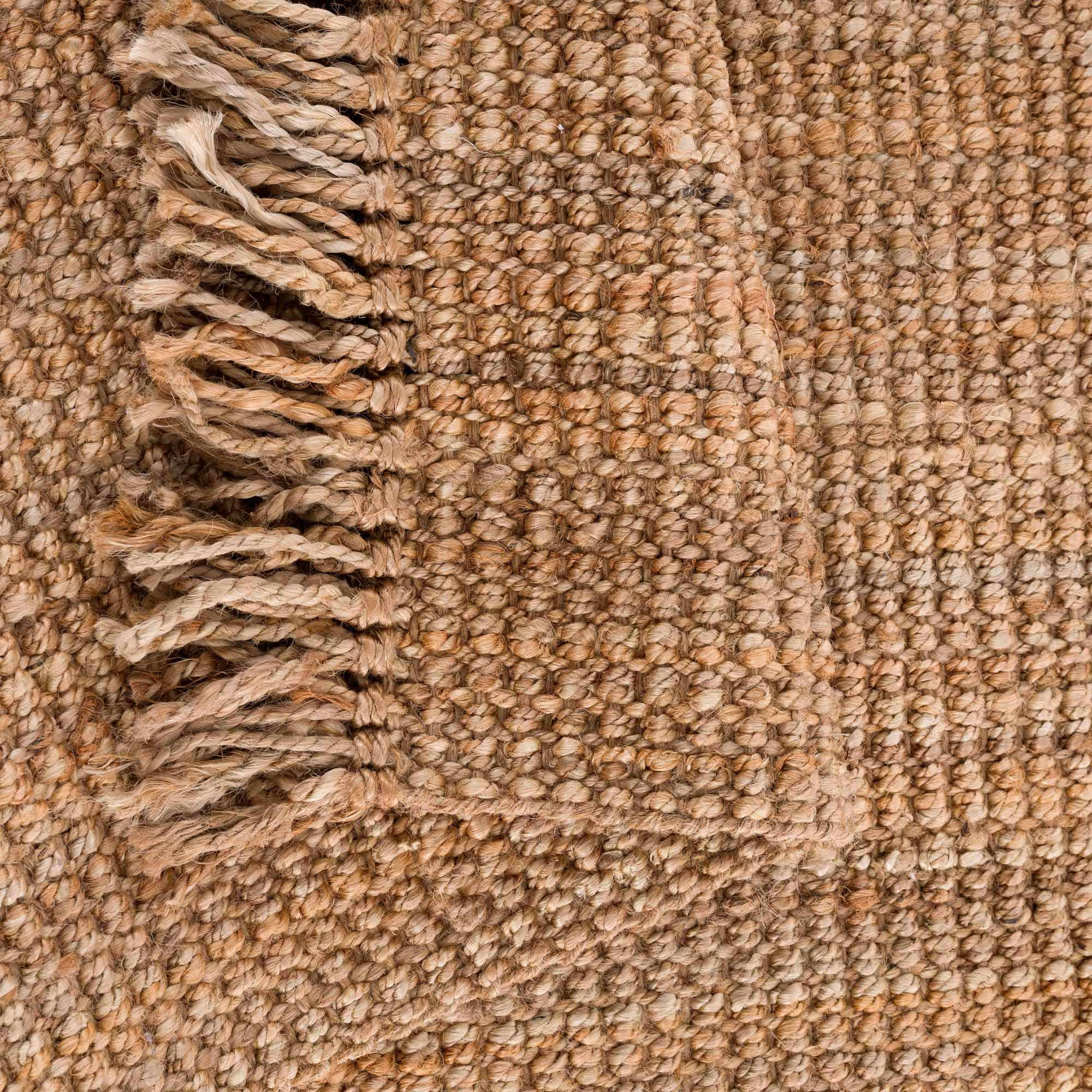 Bela Jute Rug Hand Woven Eco-Friendly with Bohemian Tassels