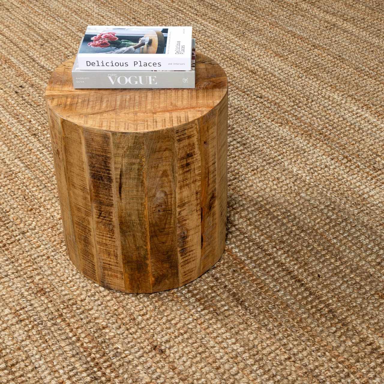 Bela Jute Rug Hand Woven Eco-Friendly with Bohemian Tassels