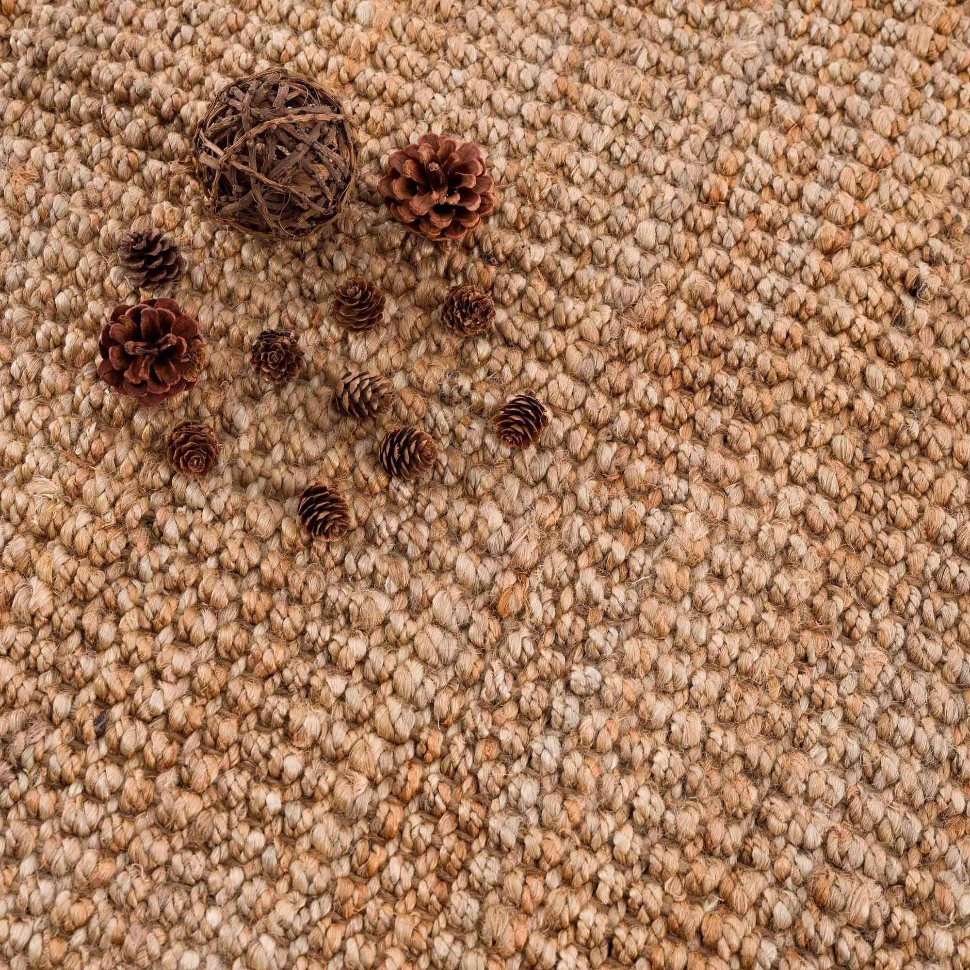 Bela Jute Rug Hand Woven Eco-Friendly with Bohemian Tassels