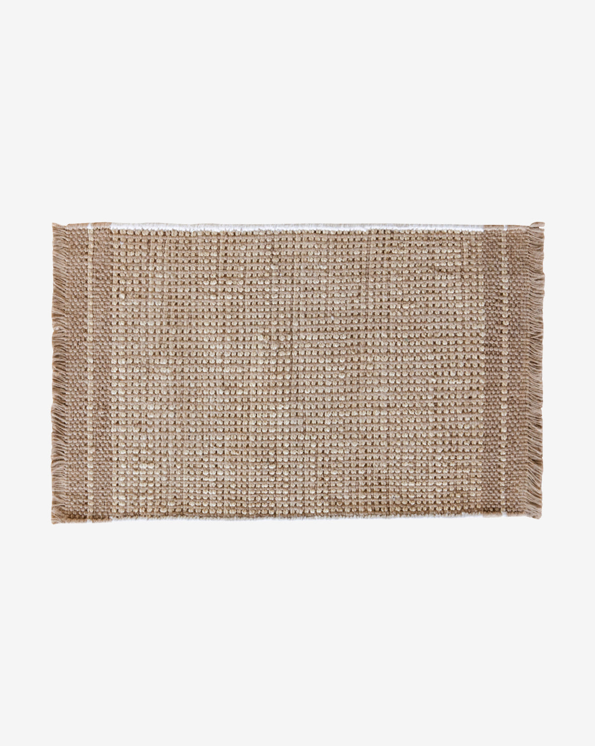 Bela Jute Rug  Handwoven Natural Texture, Subtle Fringed Edges