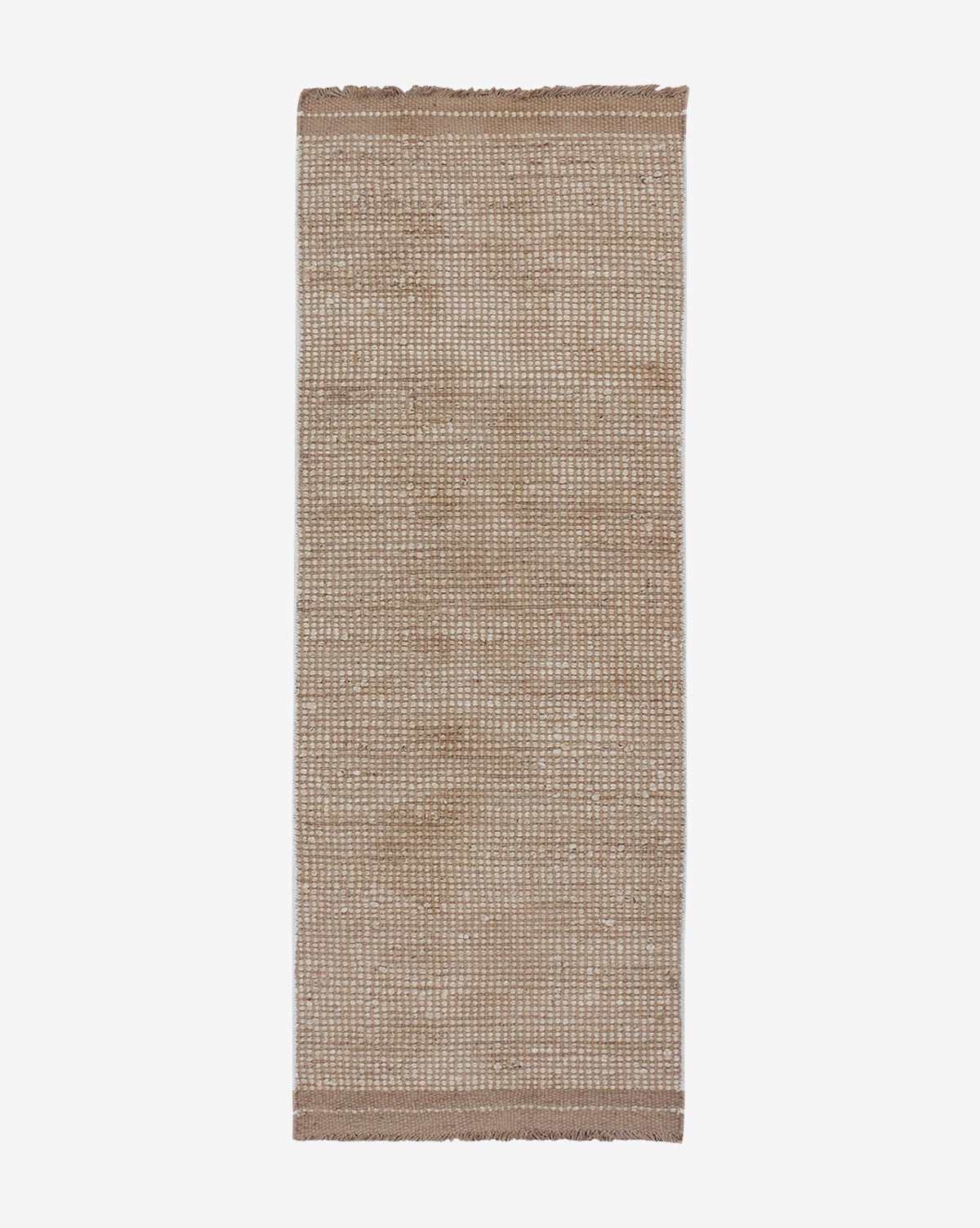 Bela Jute Rug  Handwoven Natural Texture, Subtle Fringed Edges