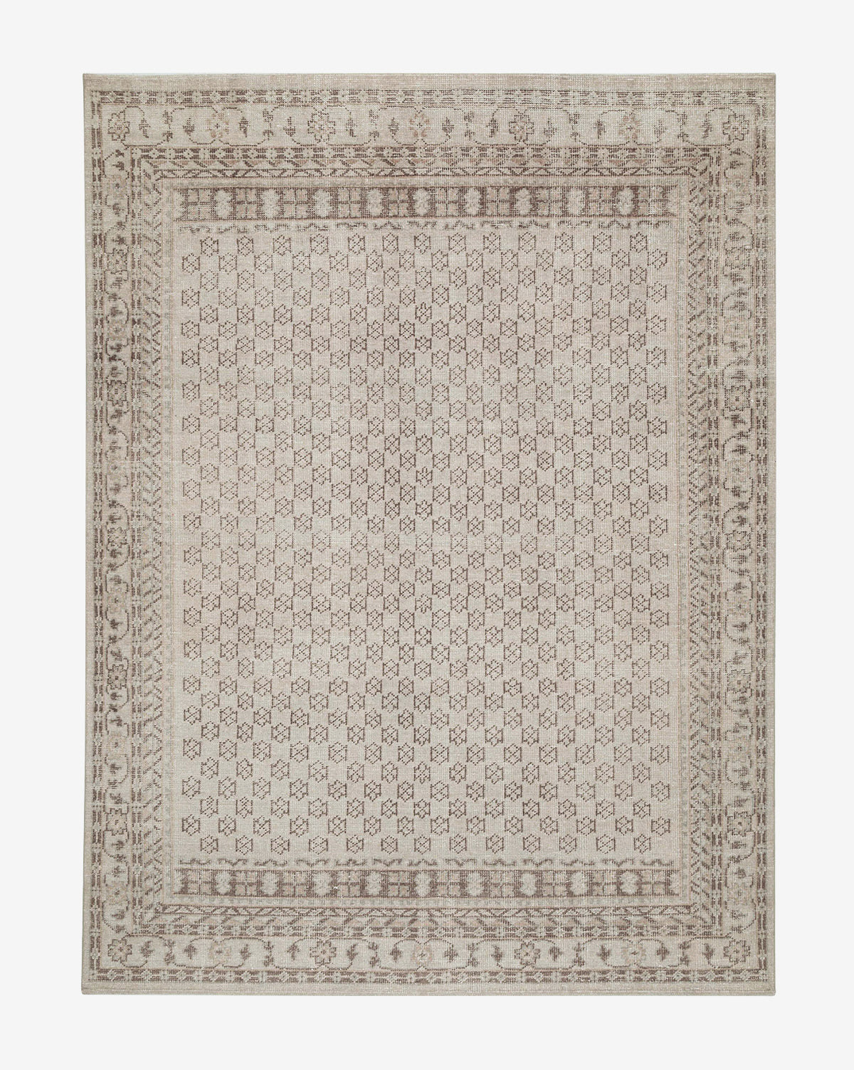 Bela Hand-Knotted Wool Rug  Durable, Neutral Hues