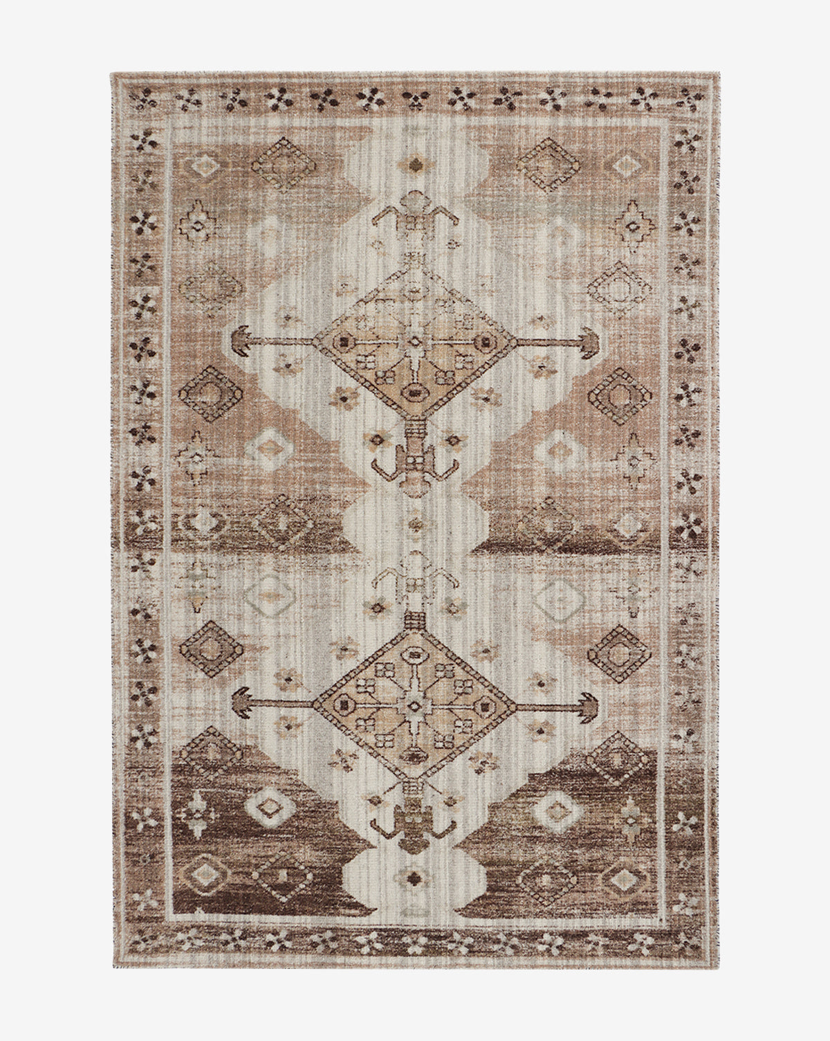 Cypress Handwoven Wool Rug  Artistic Geometric Design