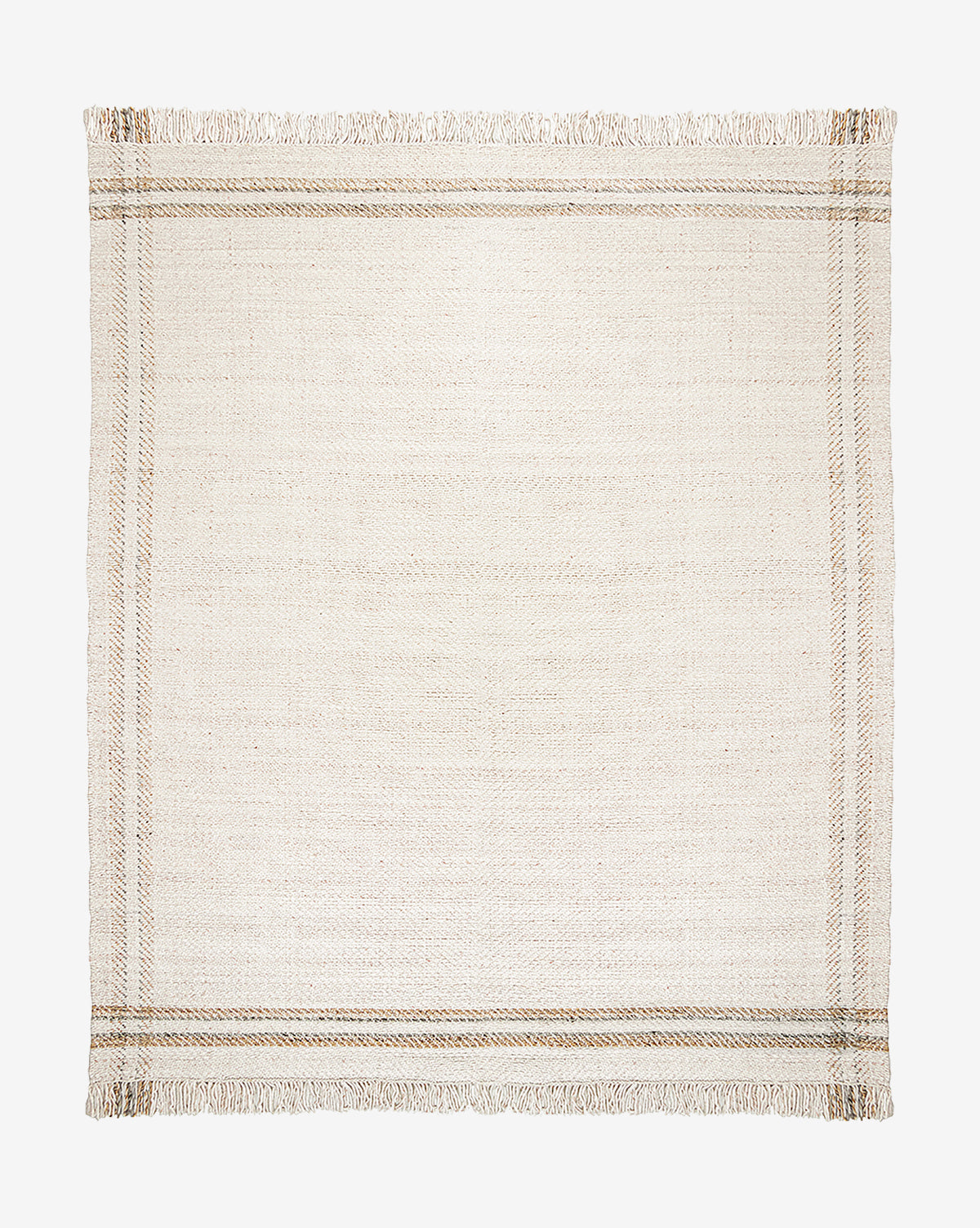Bello Handwoven Rug  Indoor/Outdoor with Multi-Colored Fringe