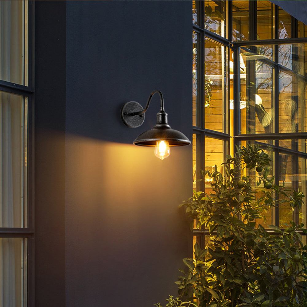 Brix Outdoor Wall Lamp | IP65 Waterproof, Cast Iron