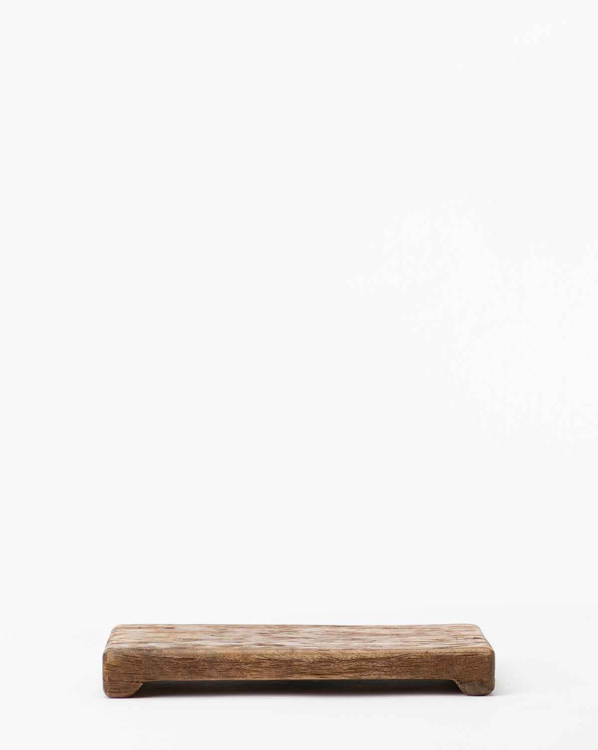 Mara Rectangular Pedestal  Mango Wood, Food Safe