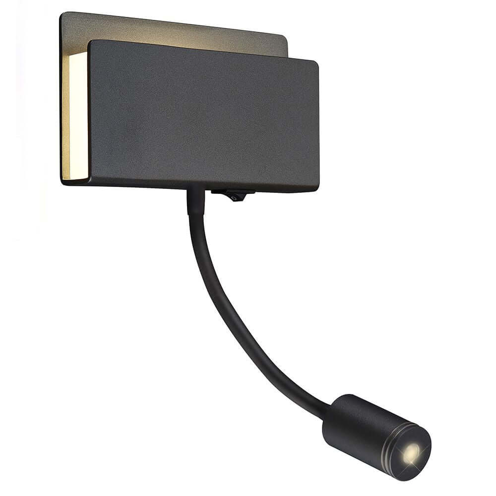Cielo LED Wall Light | Square Metal Design with Spotlight