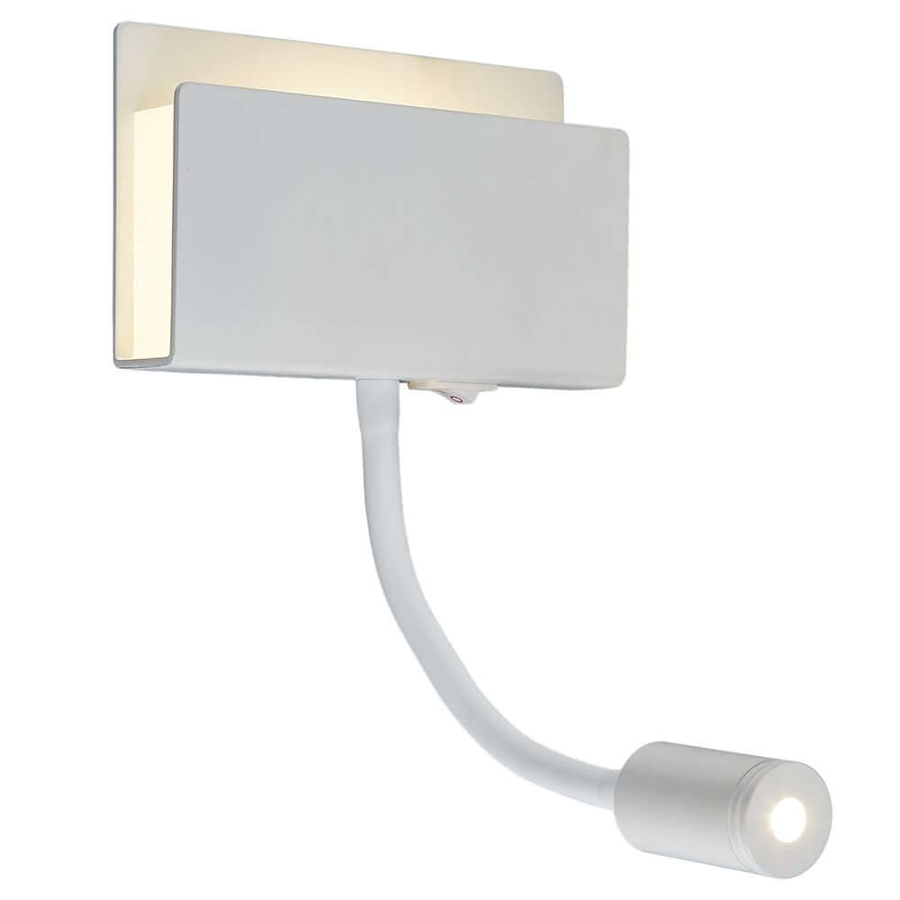 Cielo LED Wall Light | Square Metal Design with Spotlight