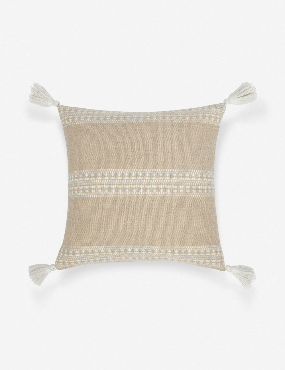 Mira Accent Pillow | Tasseled Corners, Indoor/Outdoor Use