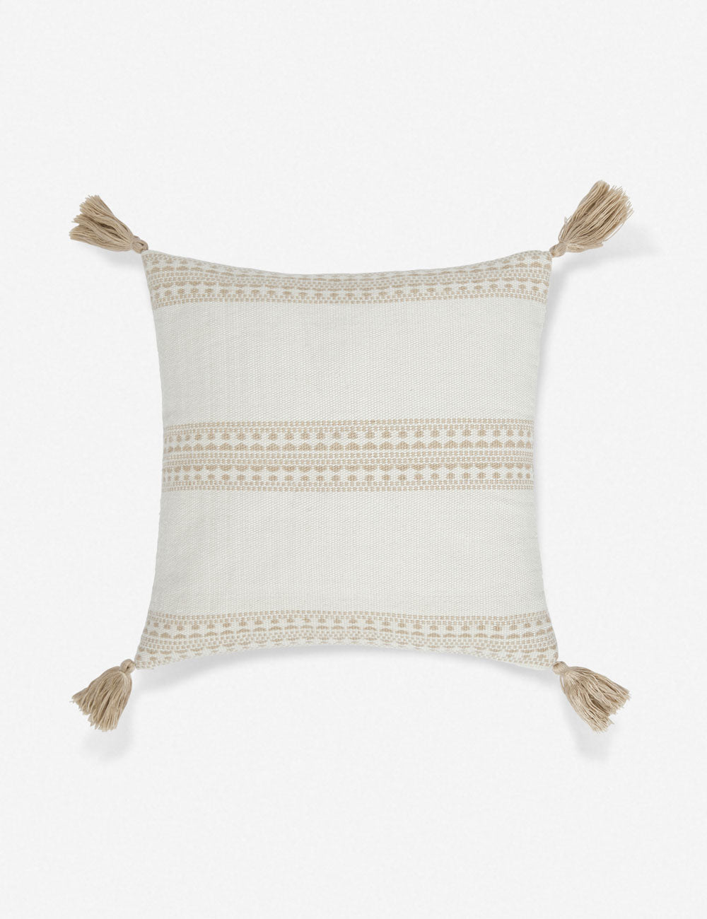 Mira Accent Pillow | Tasseled Corners, Indoor/Outdoor Use