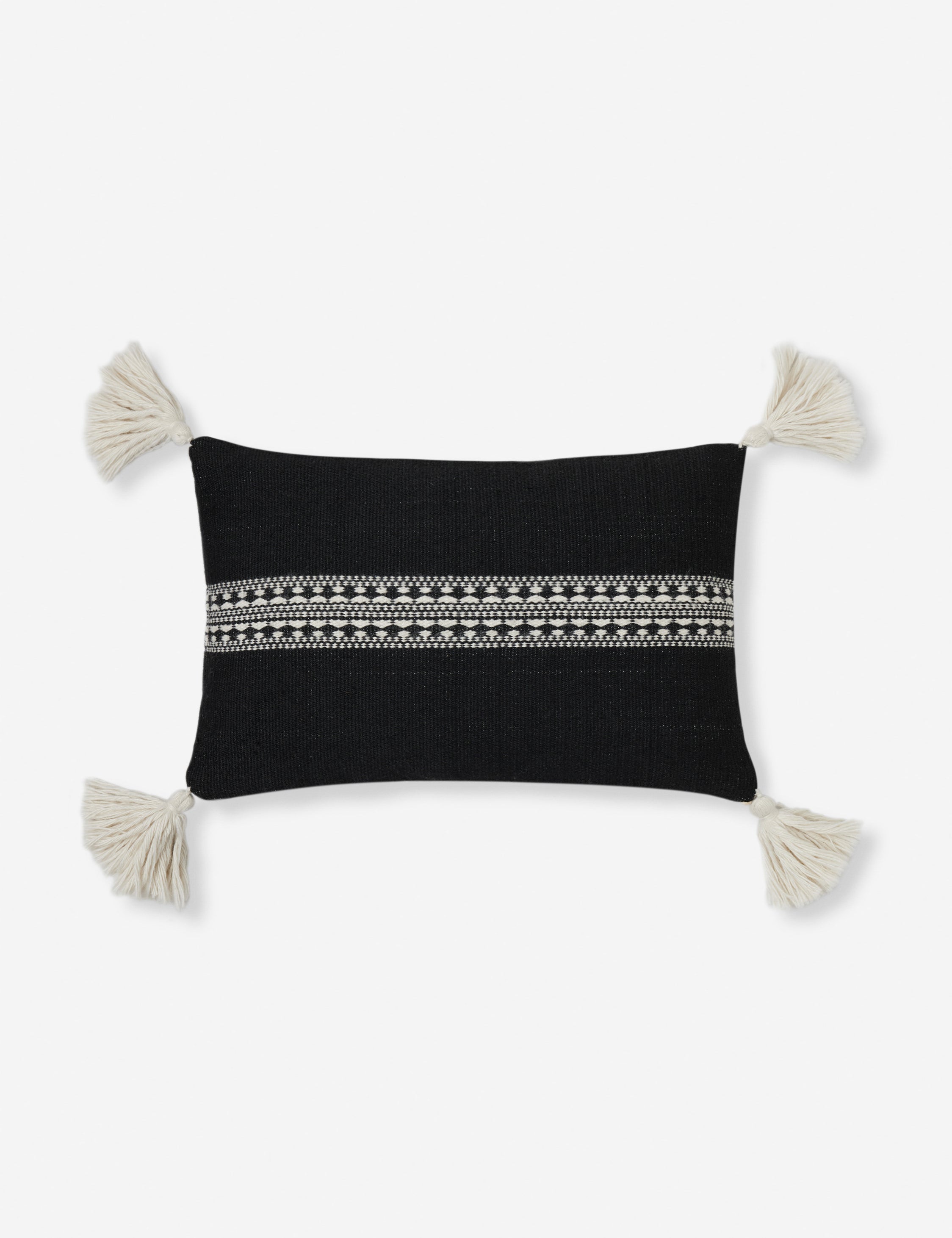 Mira Accent Pillow | Tasseled Corners, Indoor/Outdoor Use