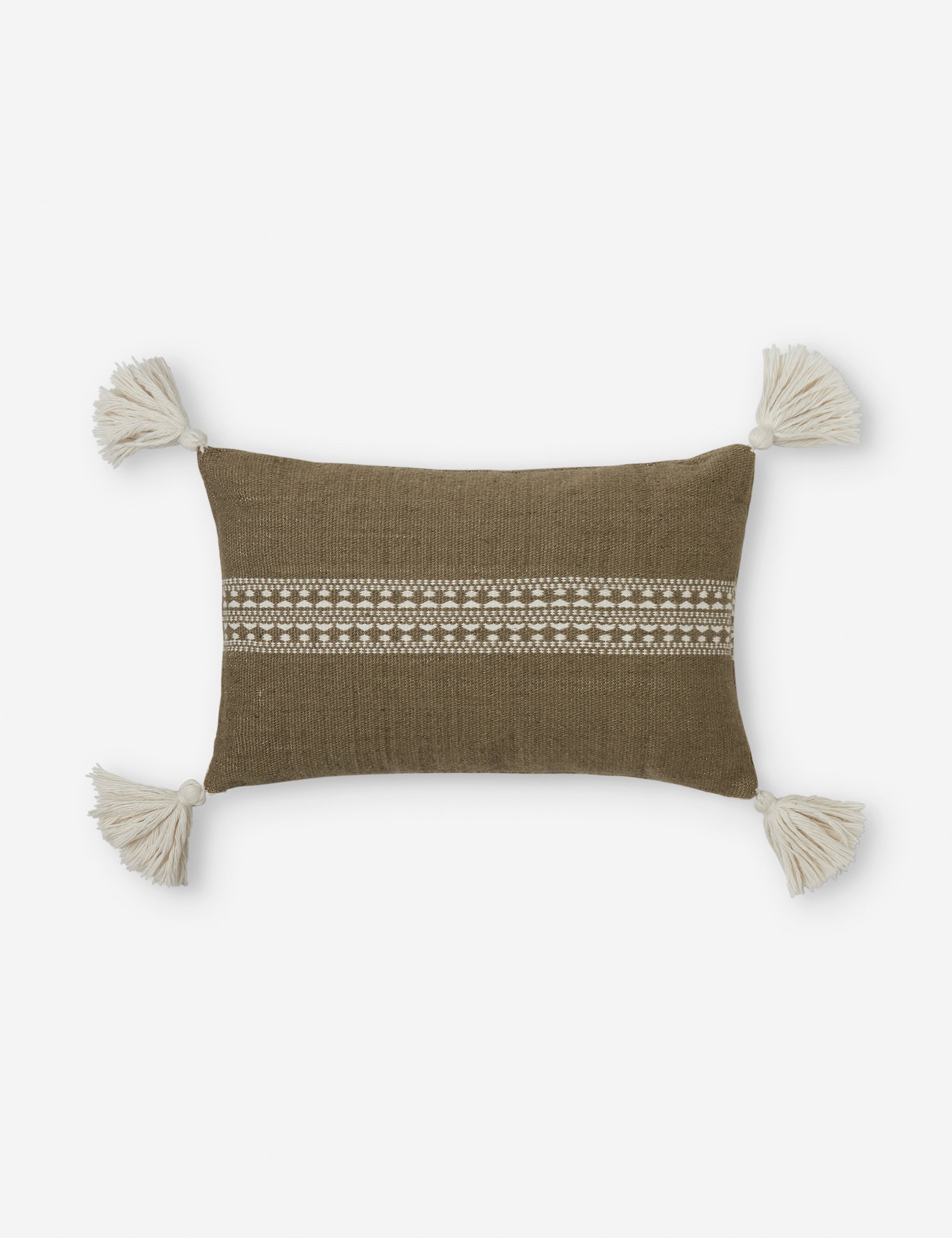 Mira Accent Pillow | Tasseled Corners, Indoor/Outdoor Use