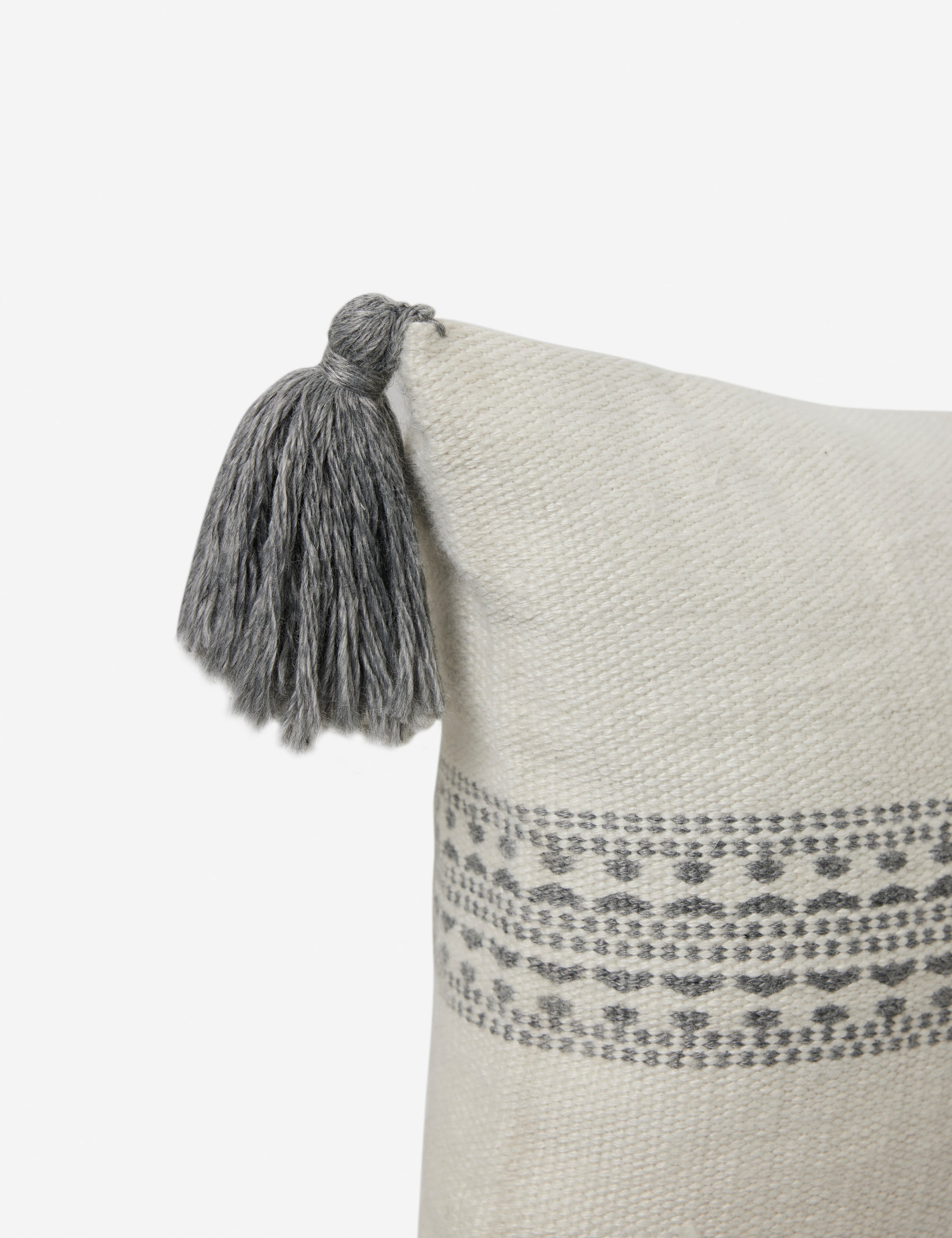 Mira Accent Pillow | Tasseled Corners, Indoor/Outdoor Use