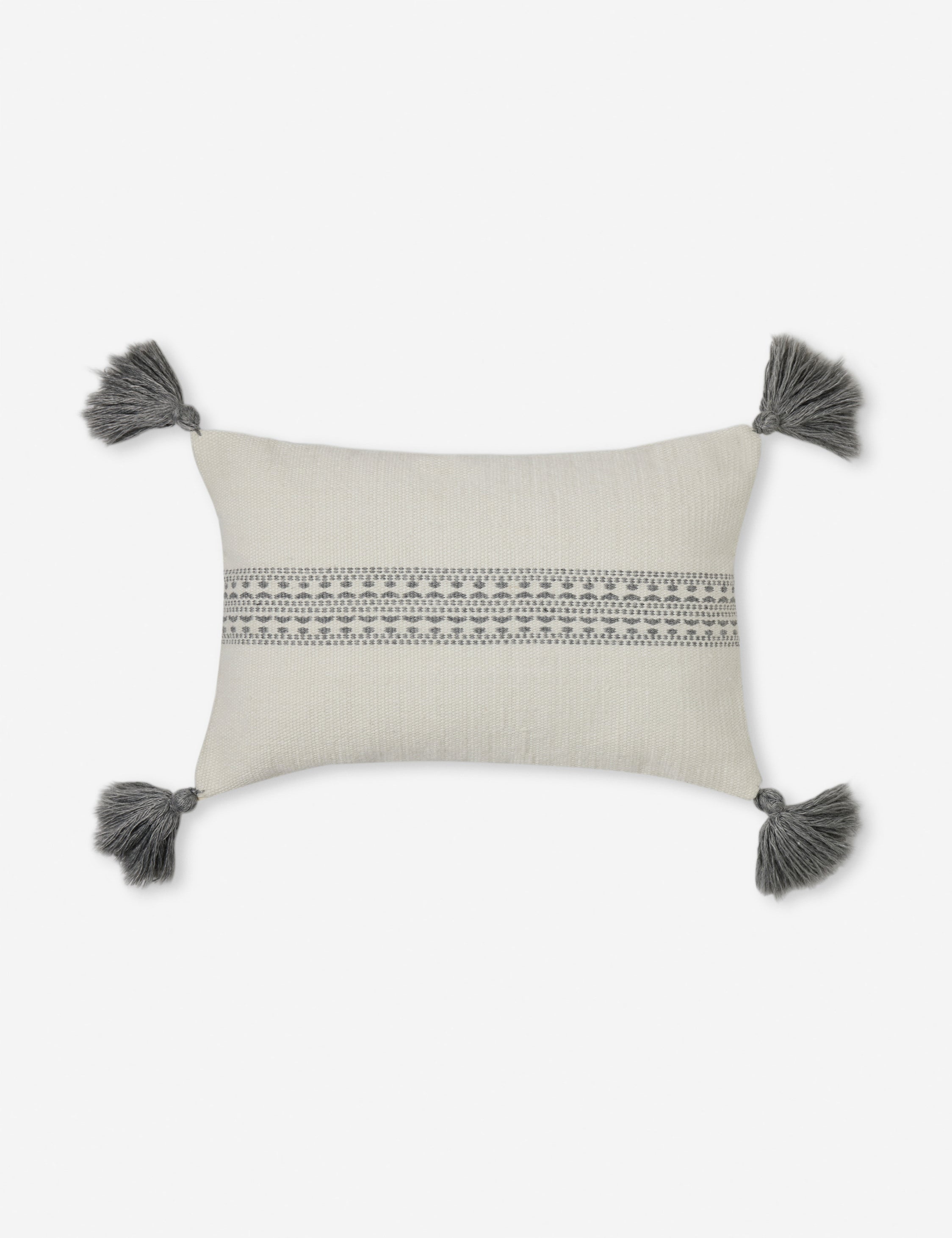 Mira Accent Pillow | Tasseled Corners, Indoor/Outdoor Use