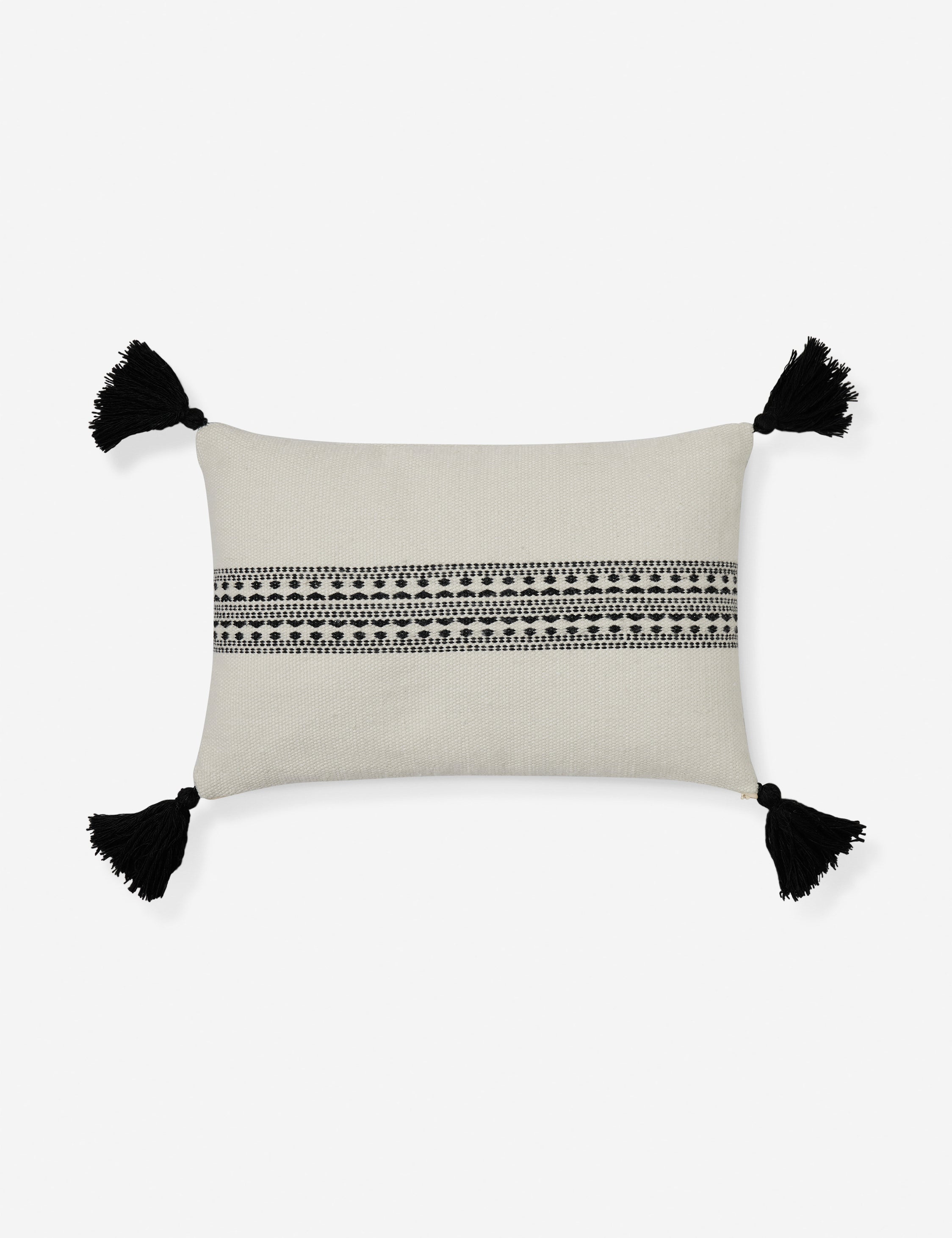 Mira Accent Pillow | Tasseled Corners, Indoor/Outdoor Use